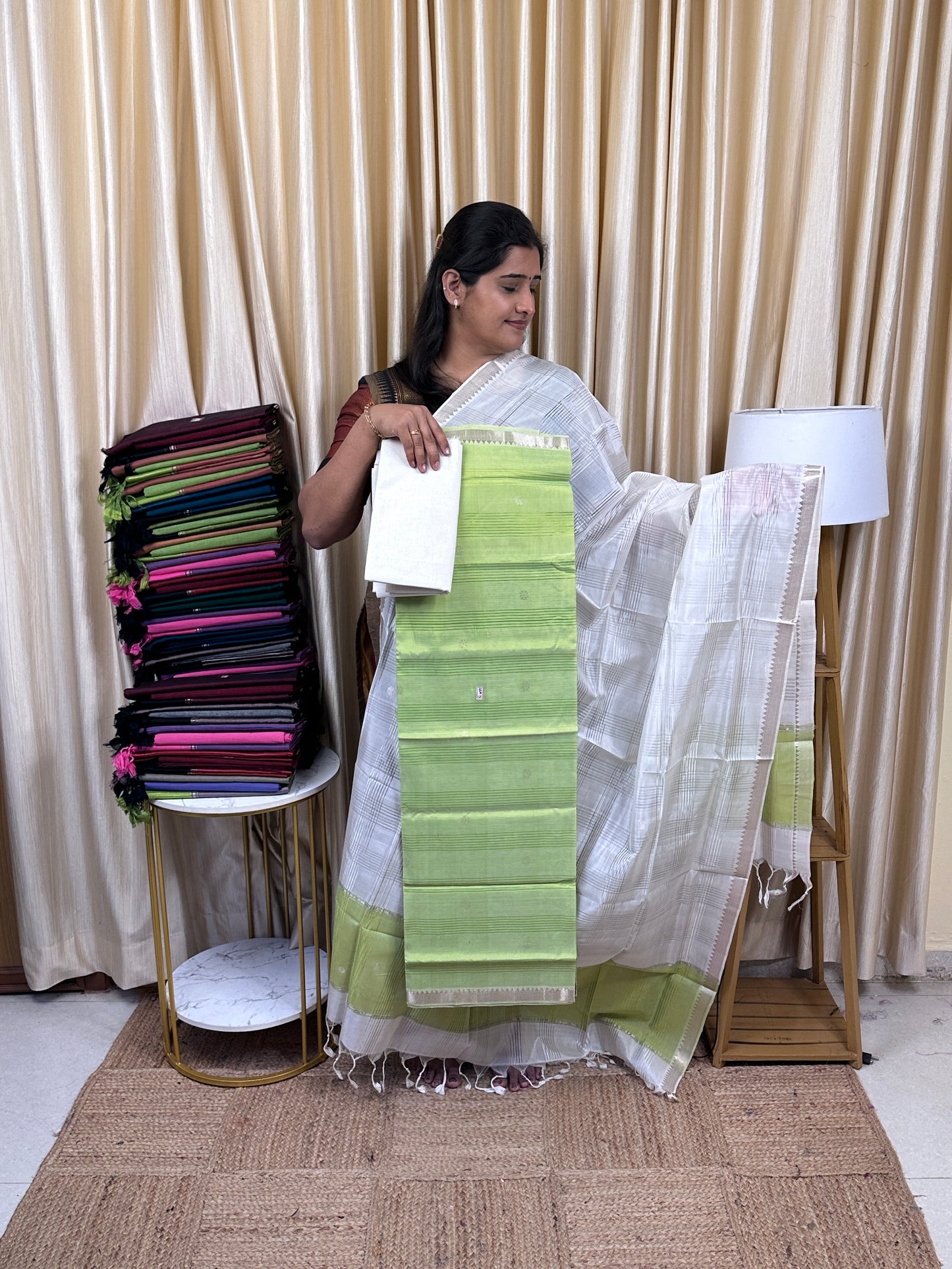 Special butta Handloom Mangalgiri pattu -SRM13
