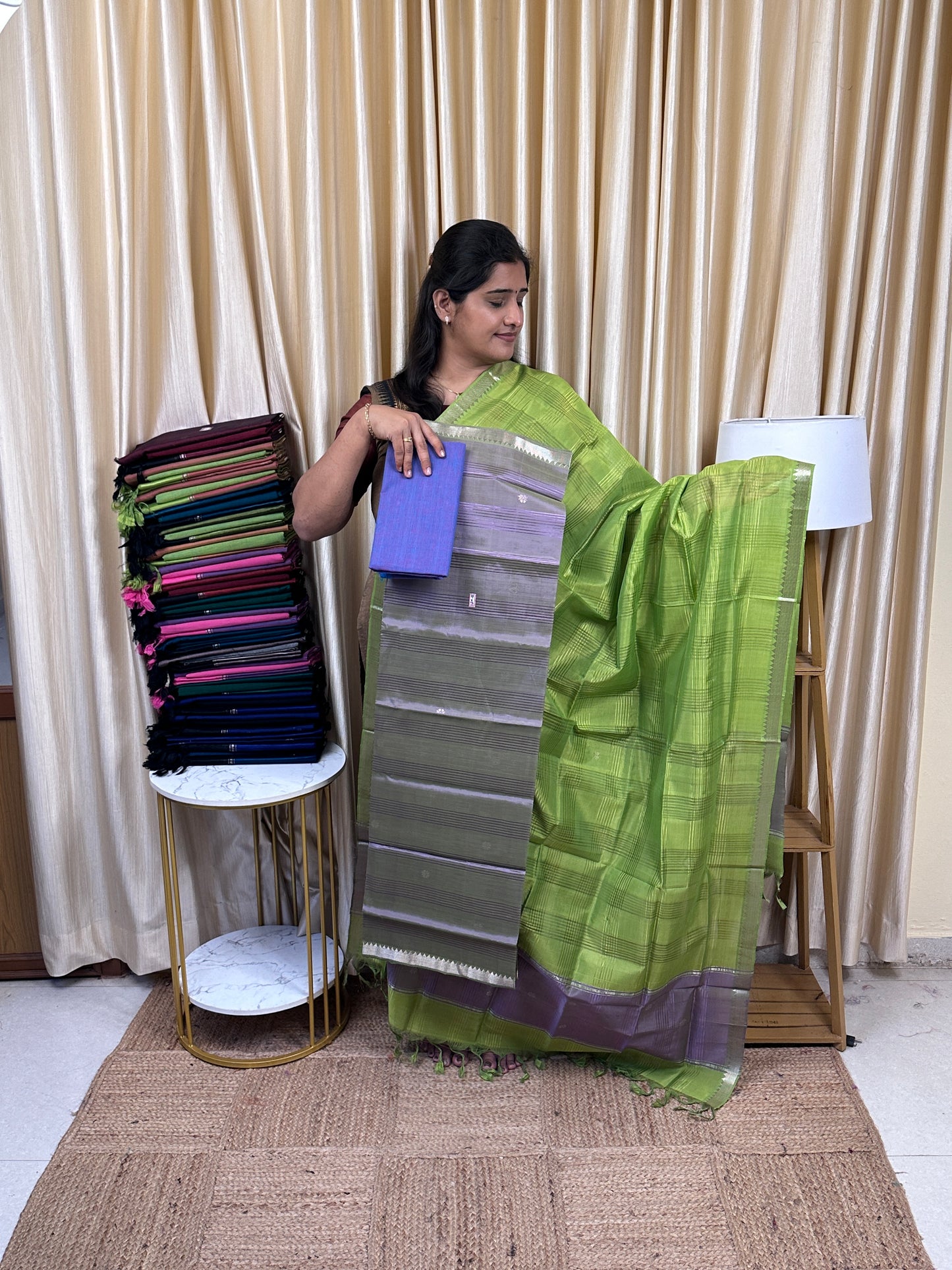 Special butta Handloom Mangalgiri pattu -SRM18