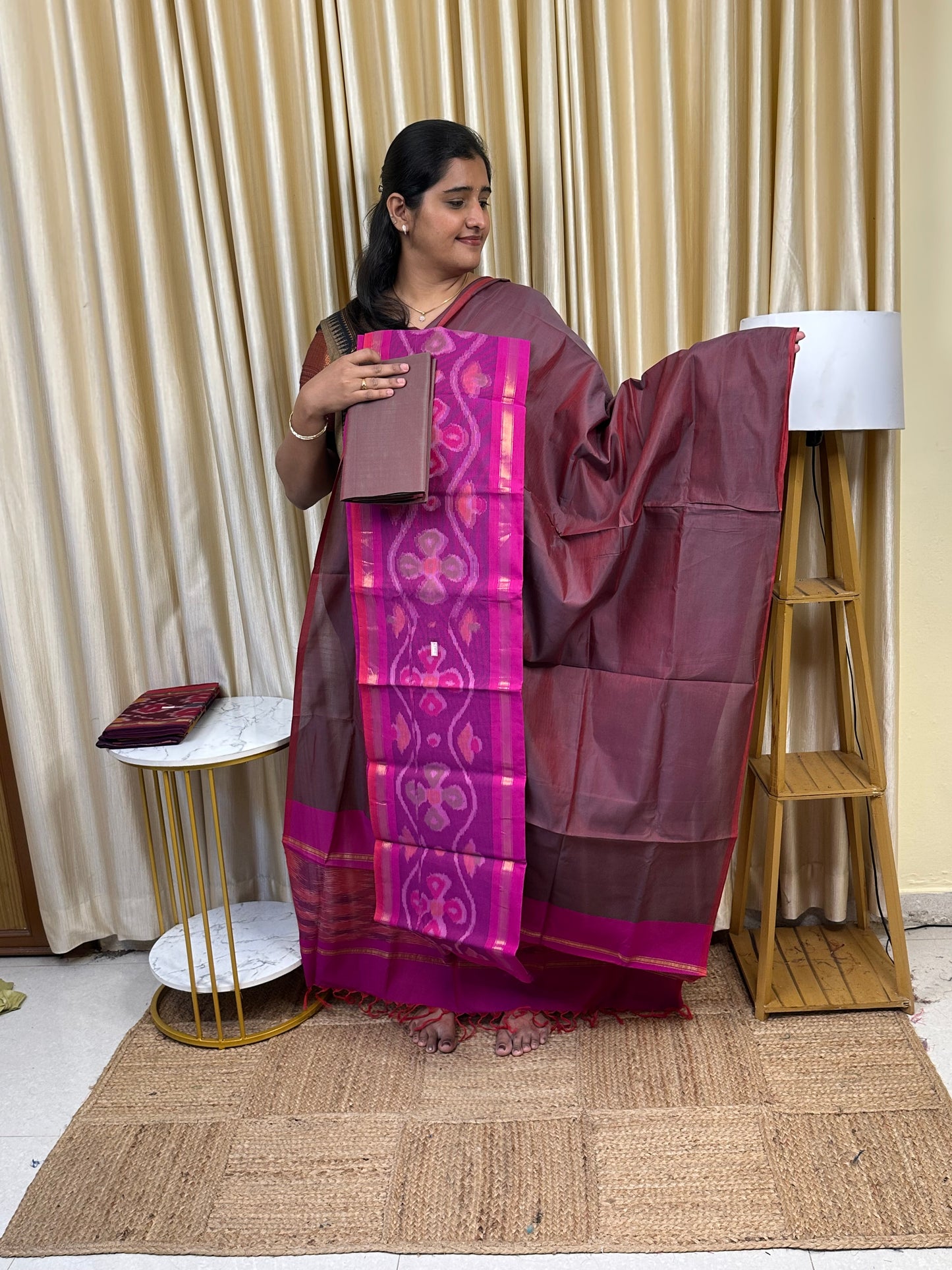Pochampalli sico 3 piece set-SICO59