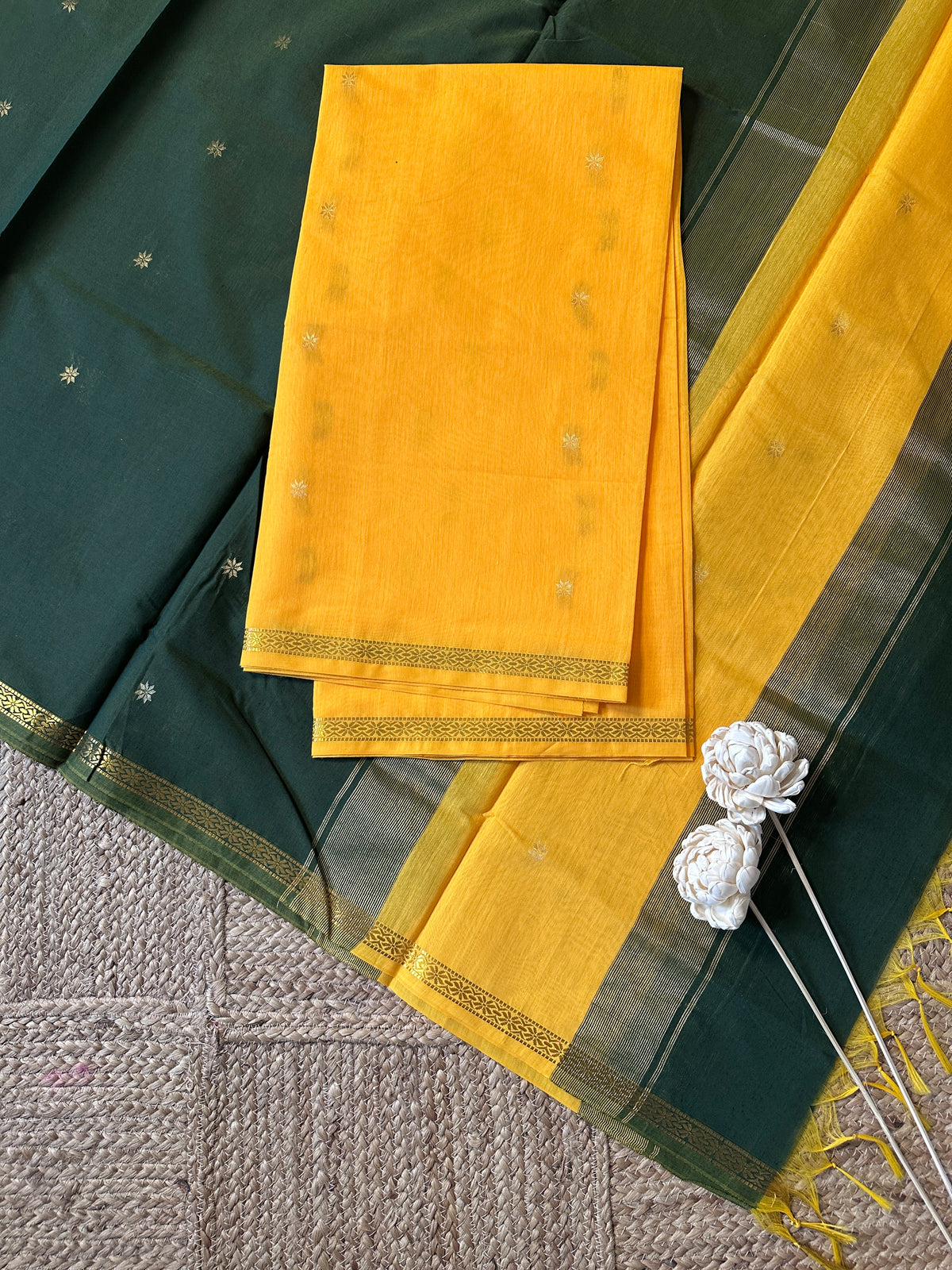 Maheswari silk cotton 2 piece set-ROJA36
