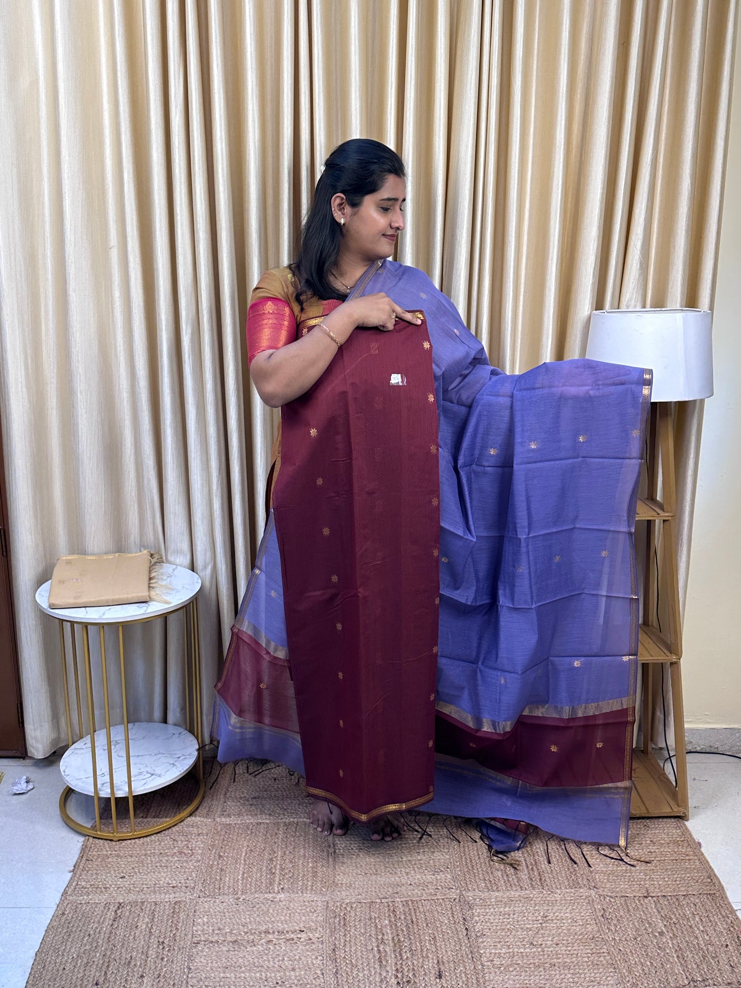 Maheswari silk cotton 2 piece set- MH29