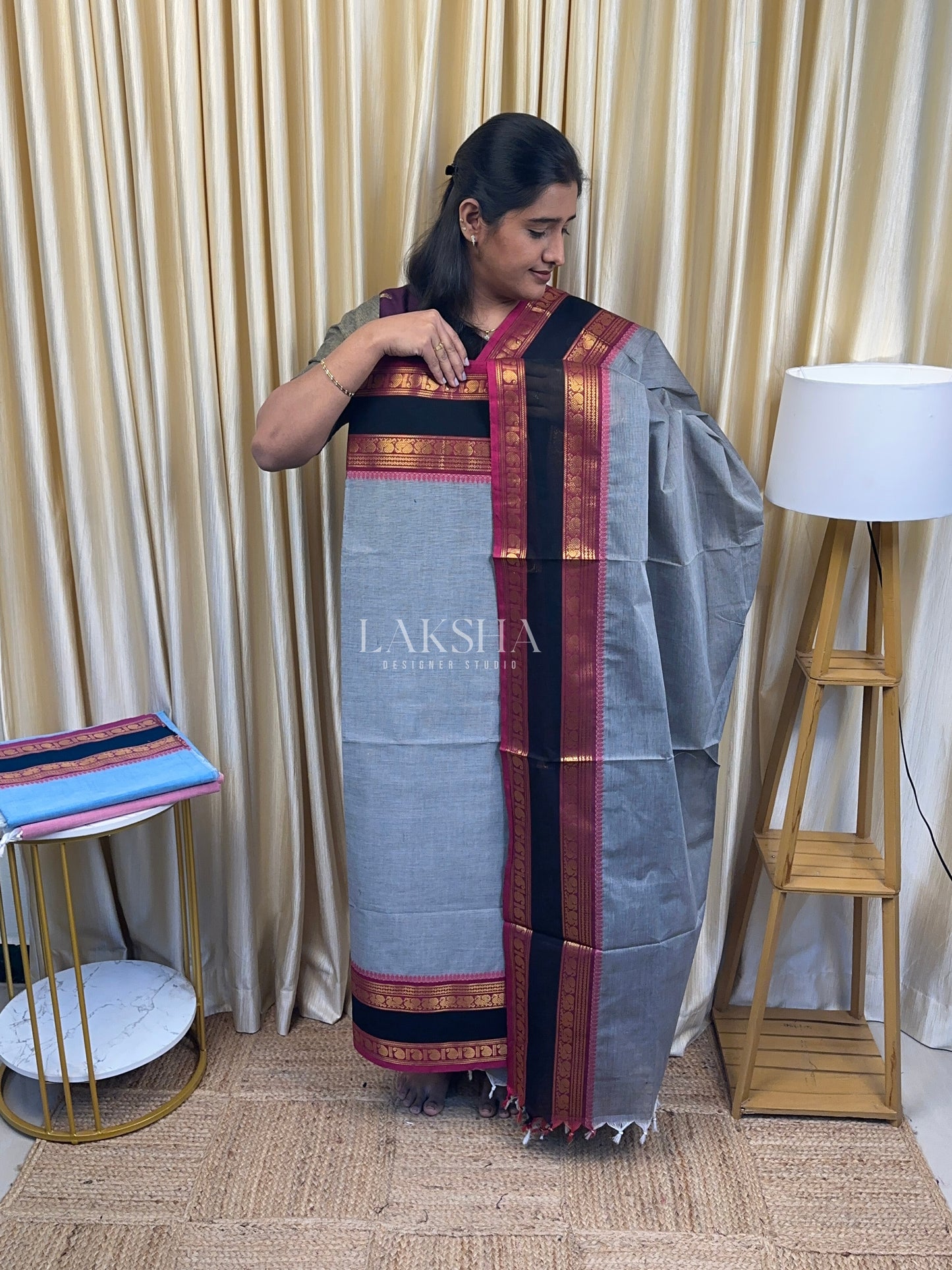 Gilded Ash Chettinad Cotton