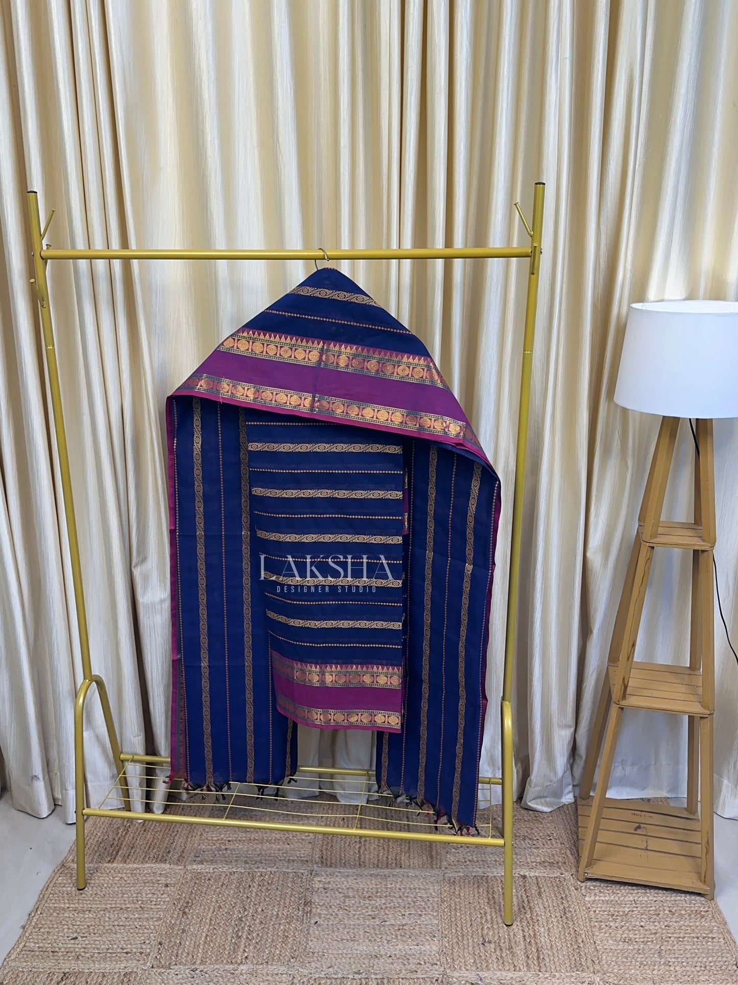 Royal Blue Veldhari Chettinad Cotton