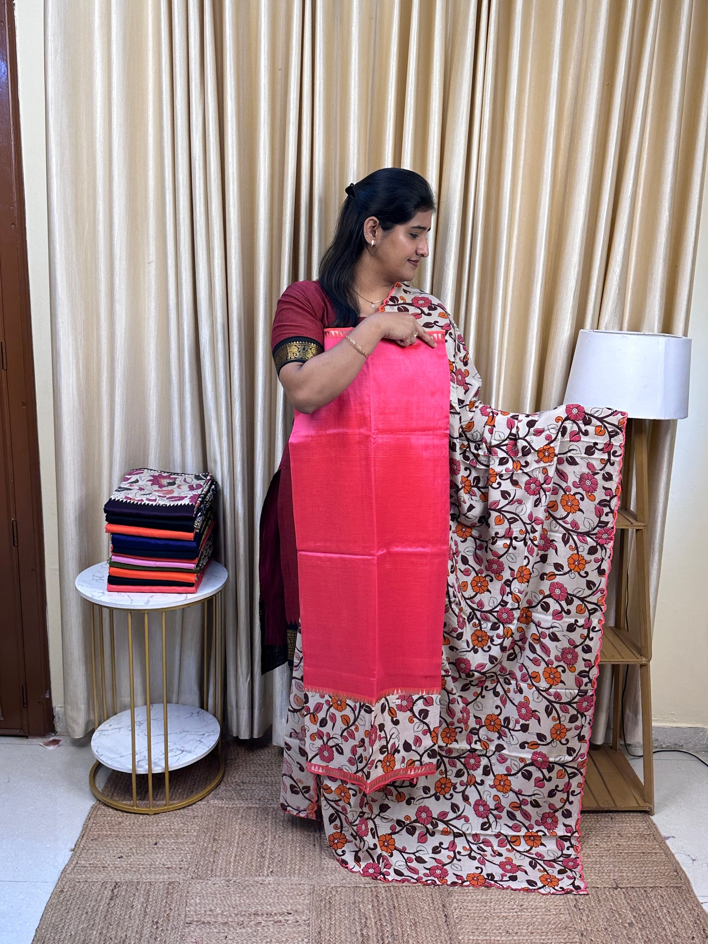 Gap border kalamkari 2 piece set - GAP16