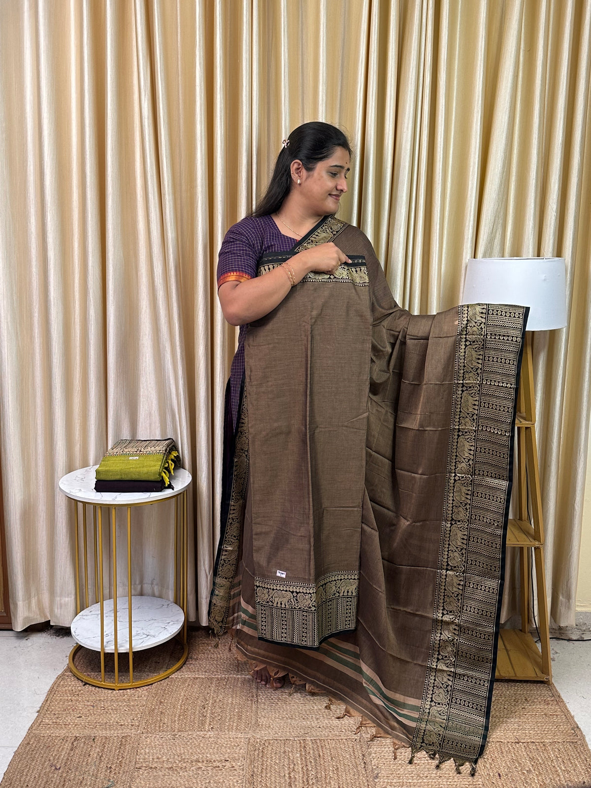 Narayanpet dress material (4.5m top) - Tharagai 7