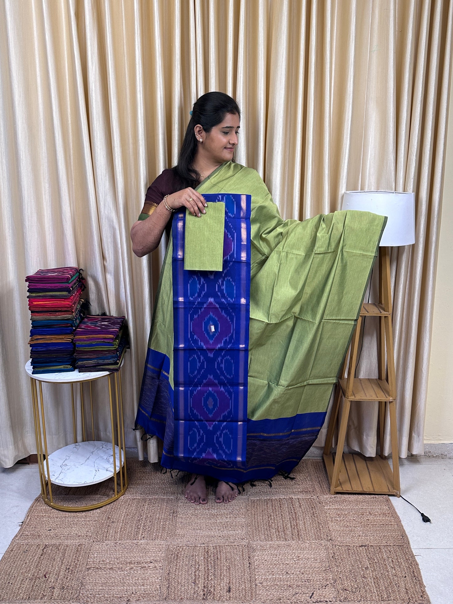 Pochampalli sico 3 piece set-SICO7