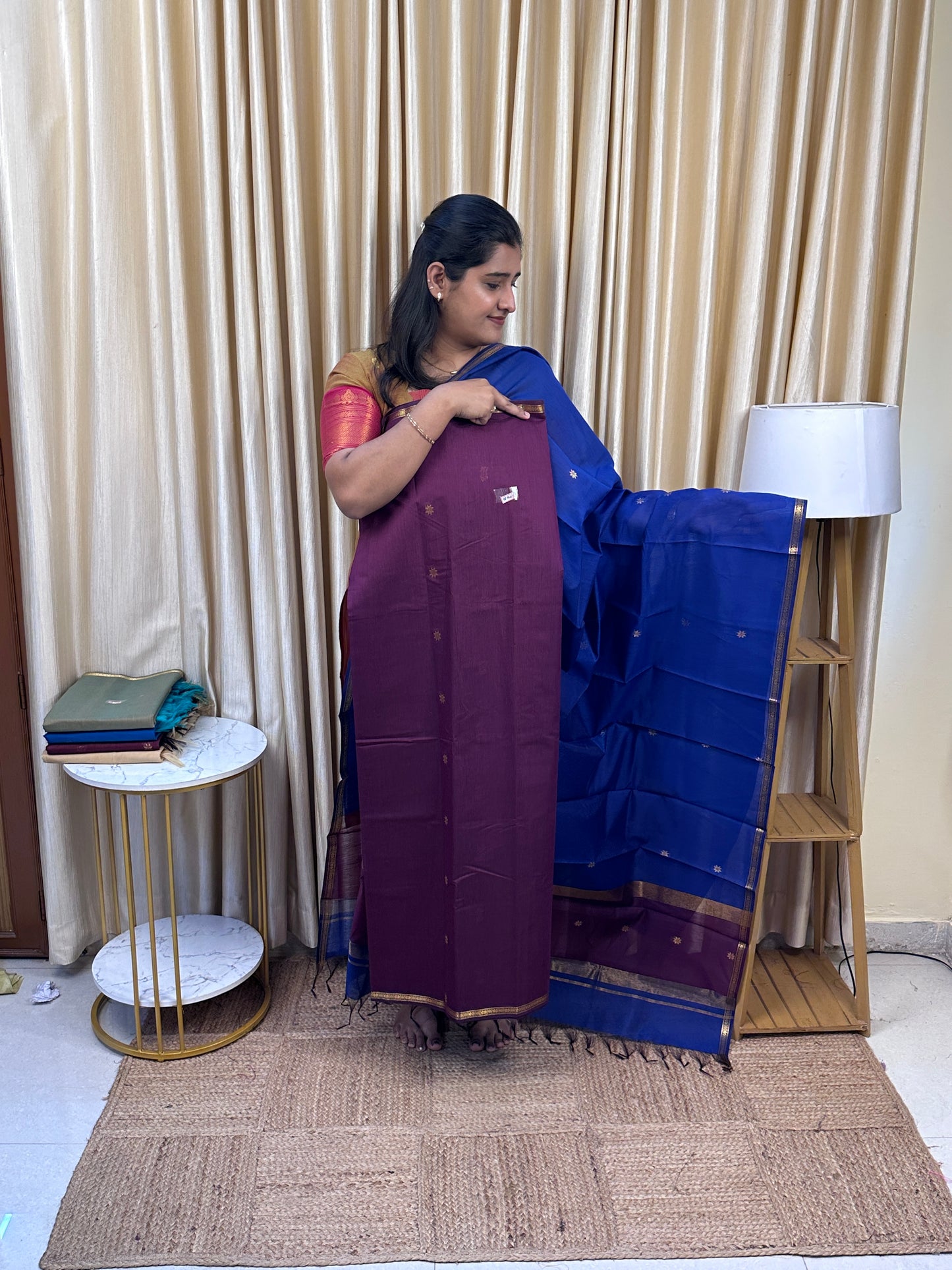 Maheswari silk cotton 2 piece set- MH26