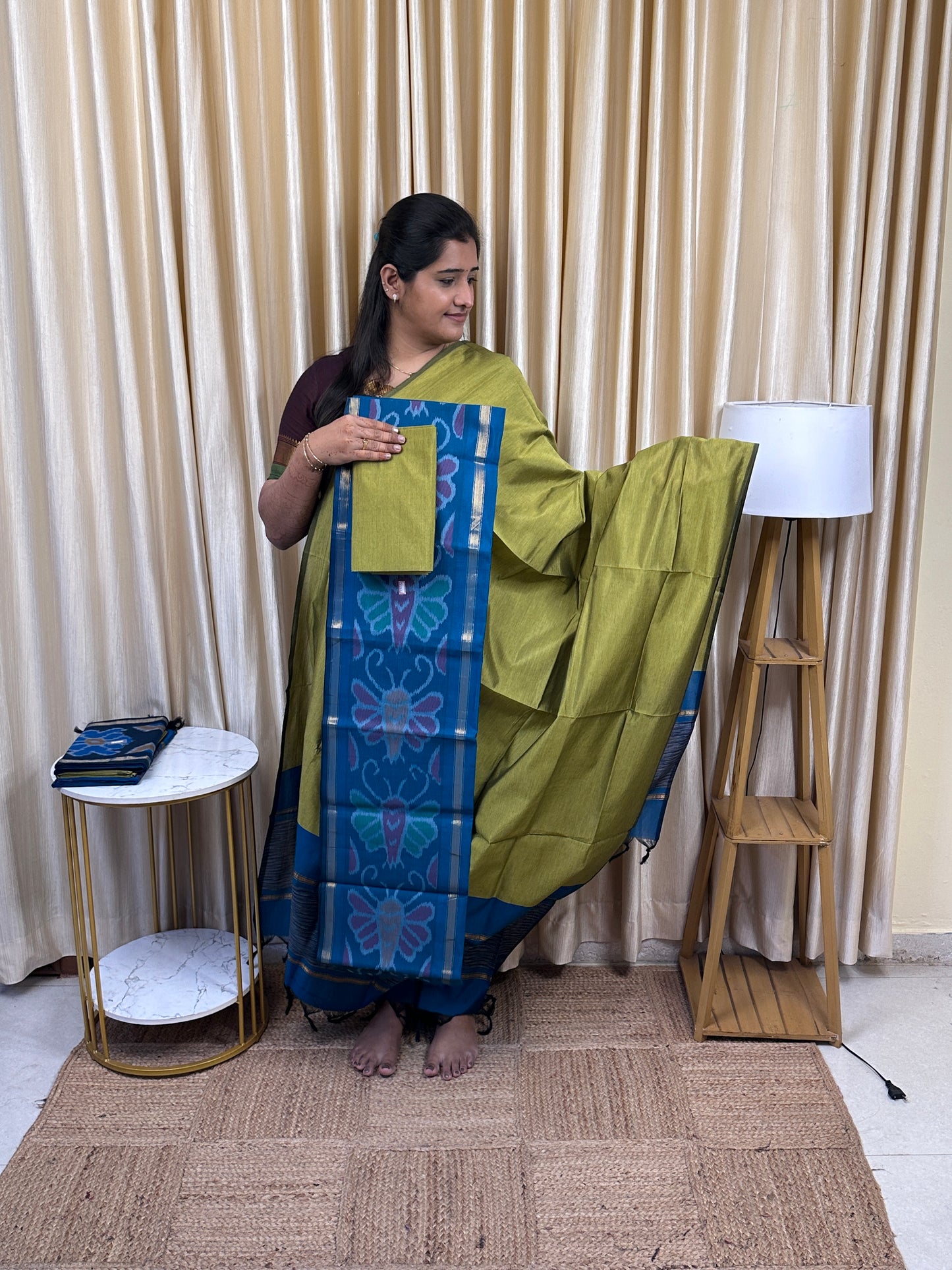 Pochampalli sico 3 piece set-SICO23