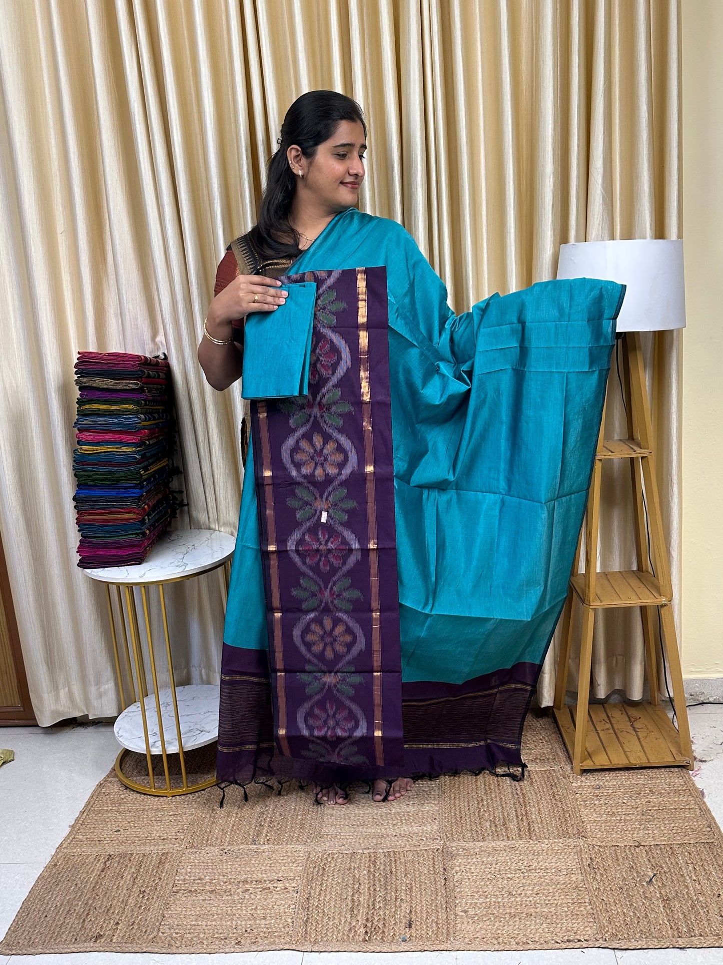 Pochampalli sico 3 piece set-SICO44
