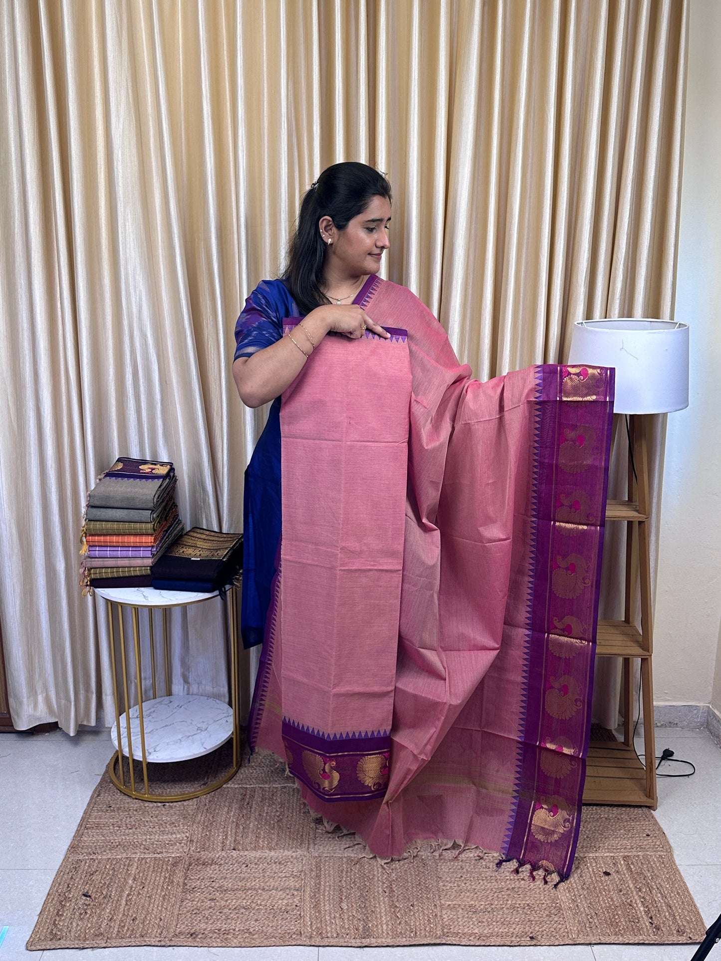 Chettinad 2 piece set(Pink) - Mayuri 3
