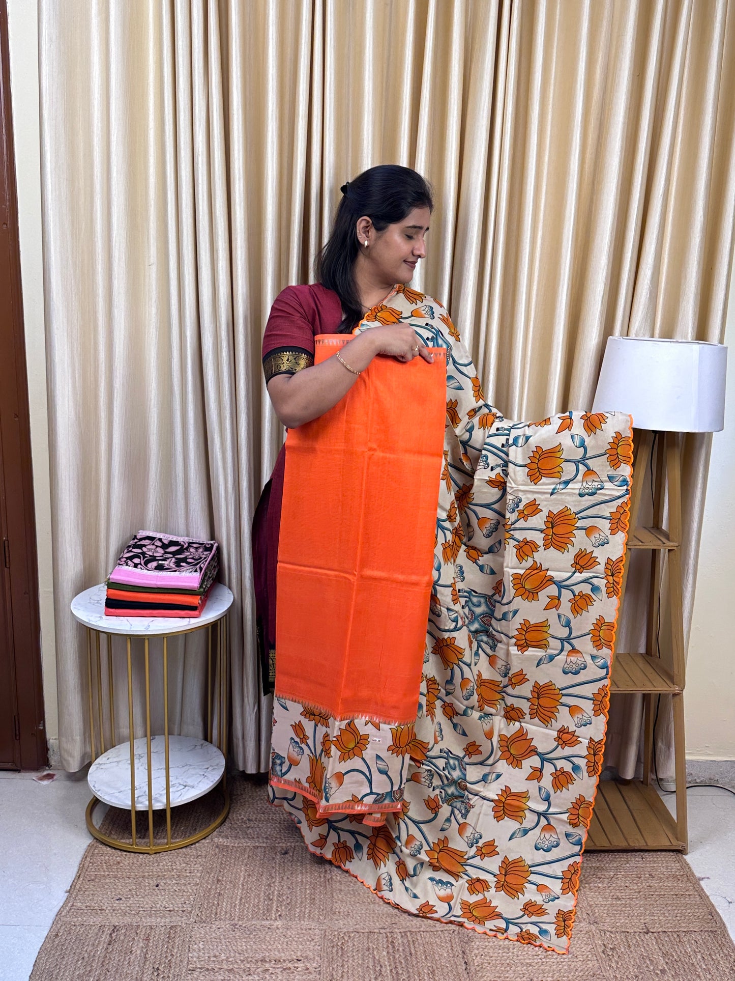 Gap border kalamkari 2 piece set - GAP22