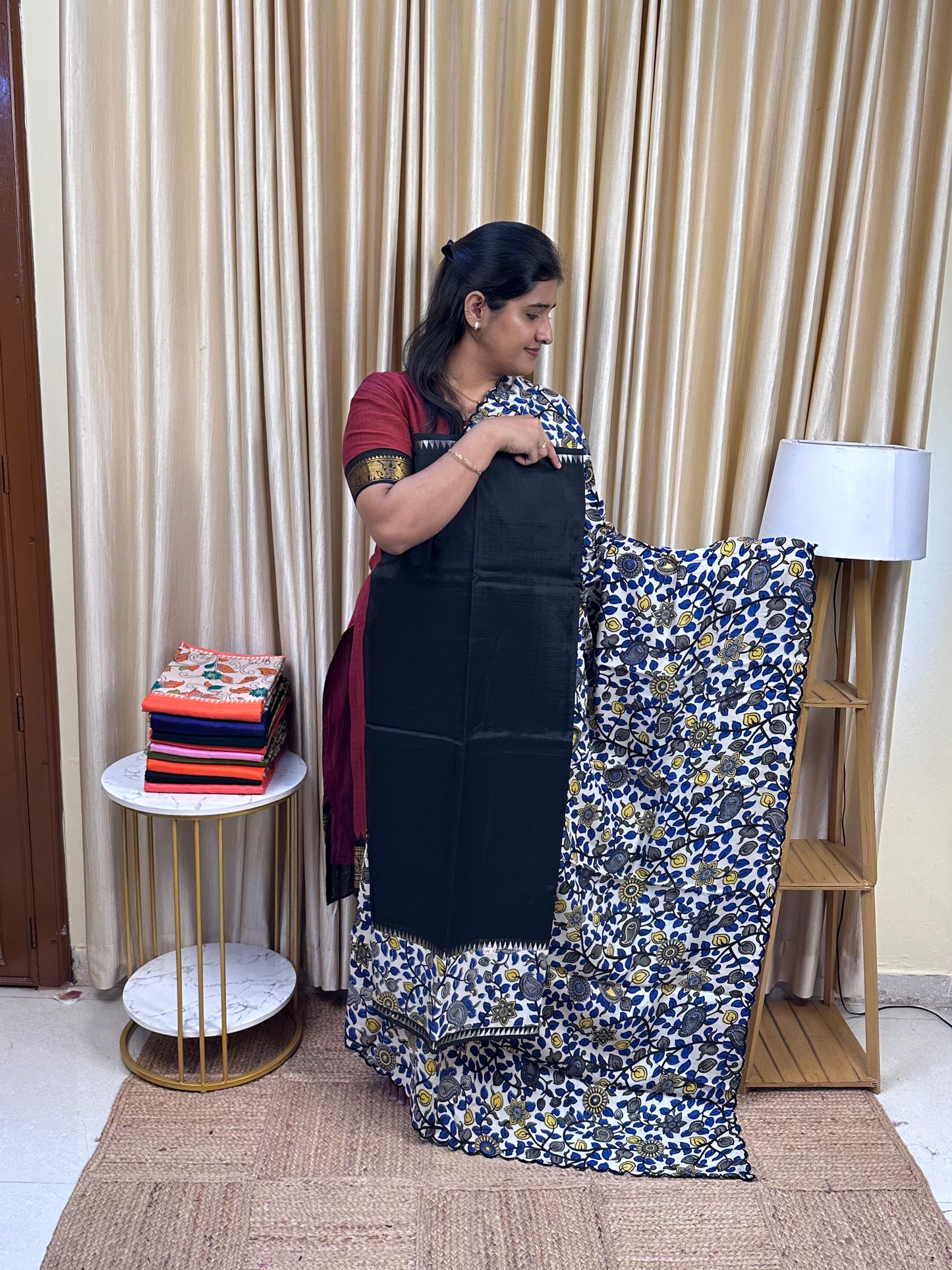 Gap border kalamkari 2 piece set - GAP18