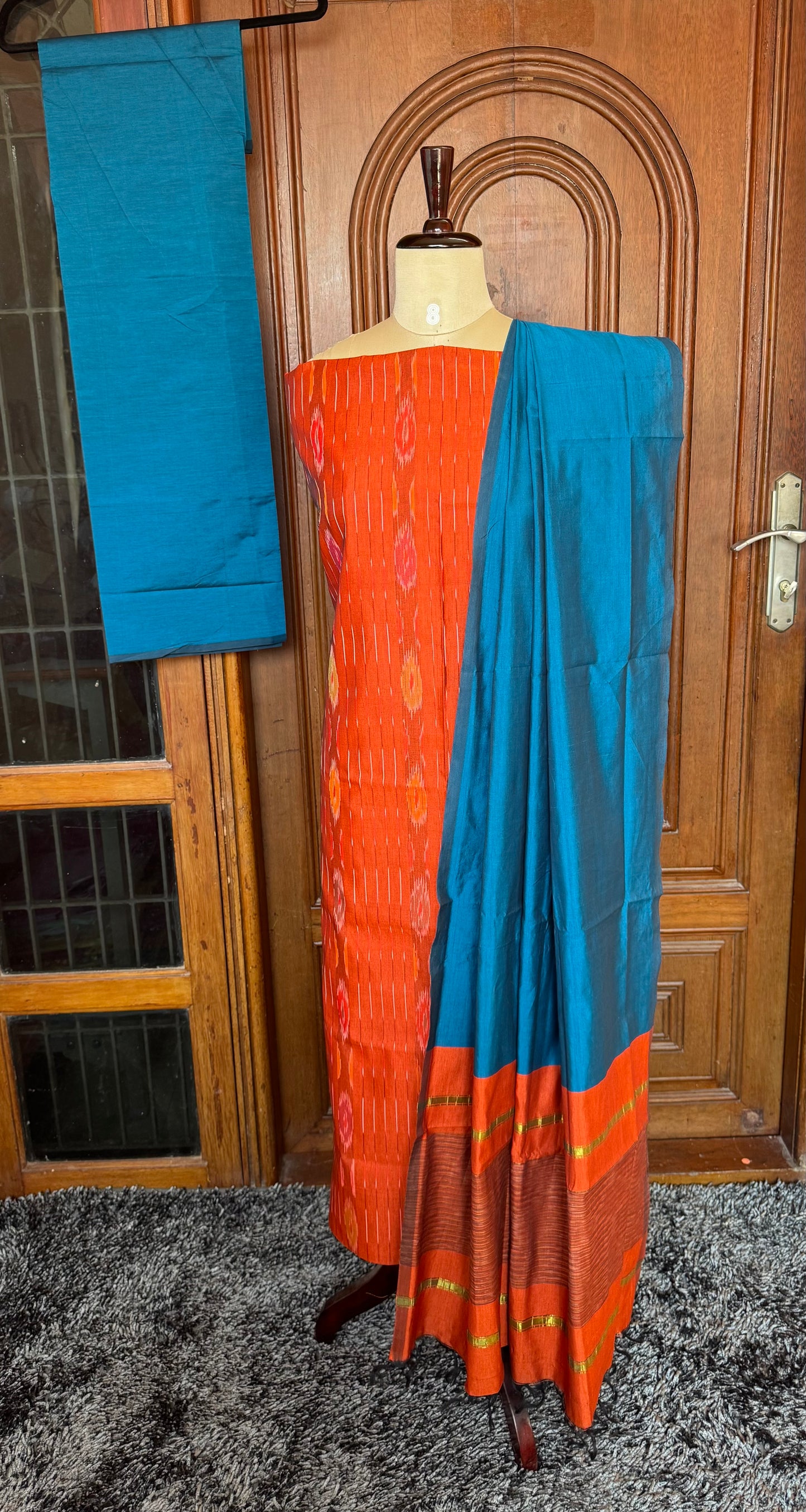 Special Pochampalli sico Full weave 3 piece set-SPD1