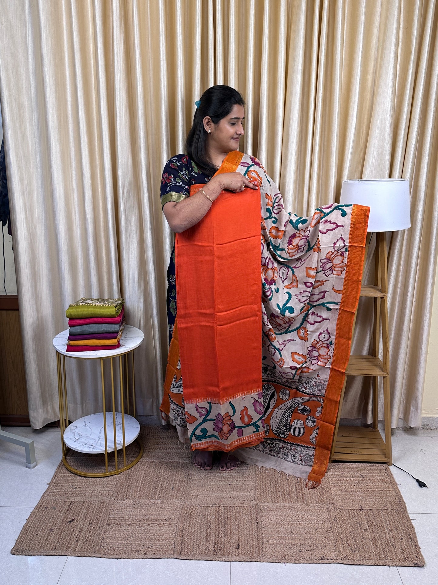 Gap border kalamkari 2 piece set - 10