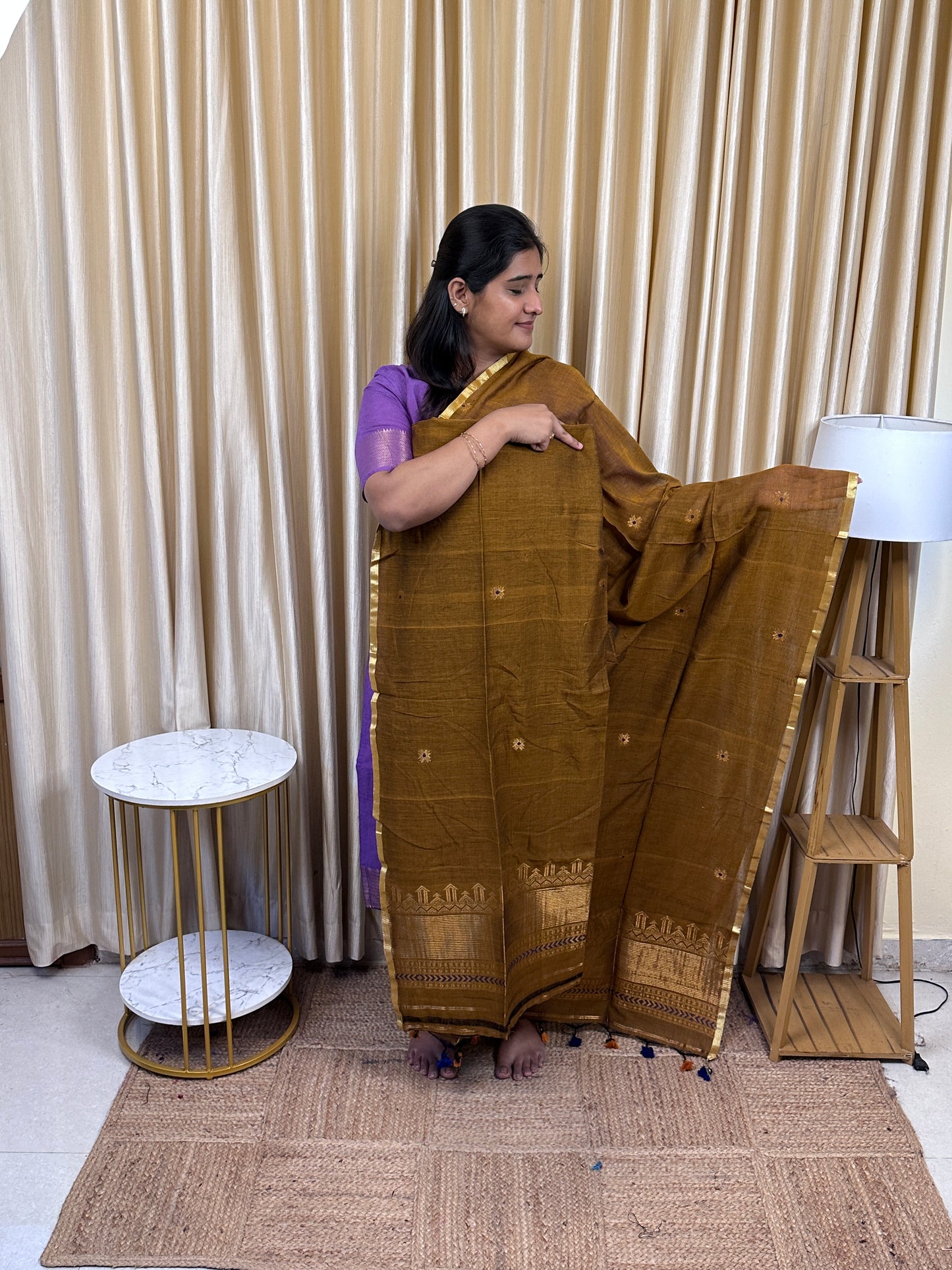 SWARA - Banarasi Jamdhani cotton by silk -22