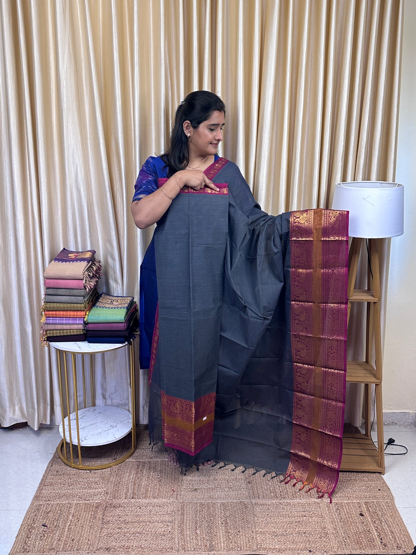 Isai Bigborder Chettinad 2 piece set - ISAI 15