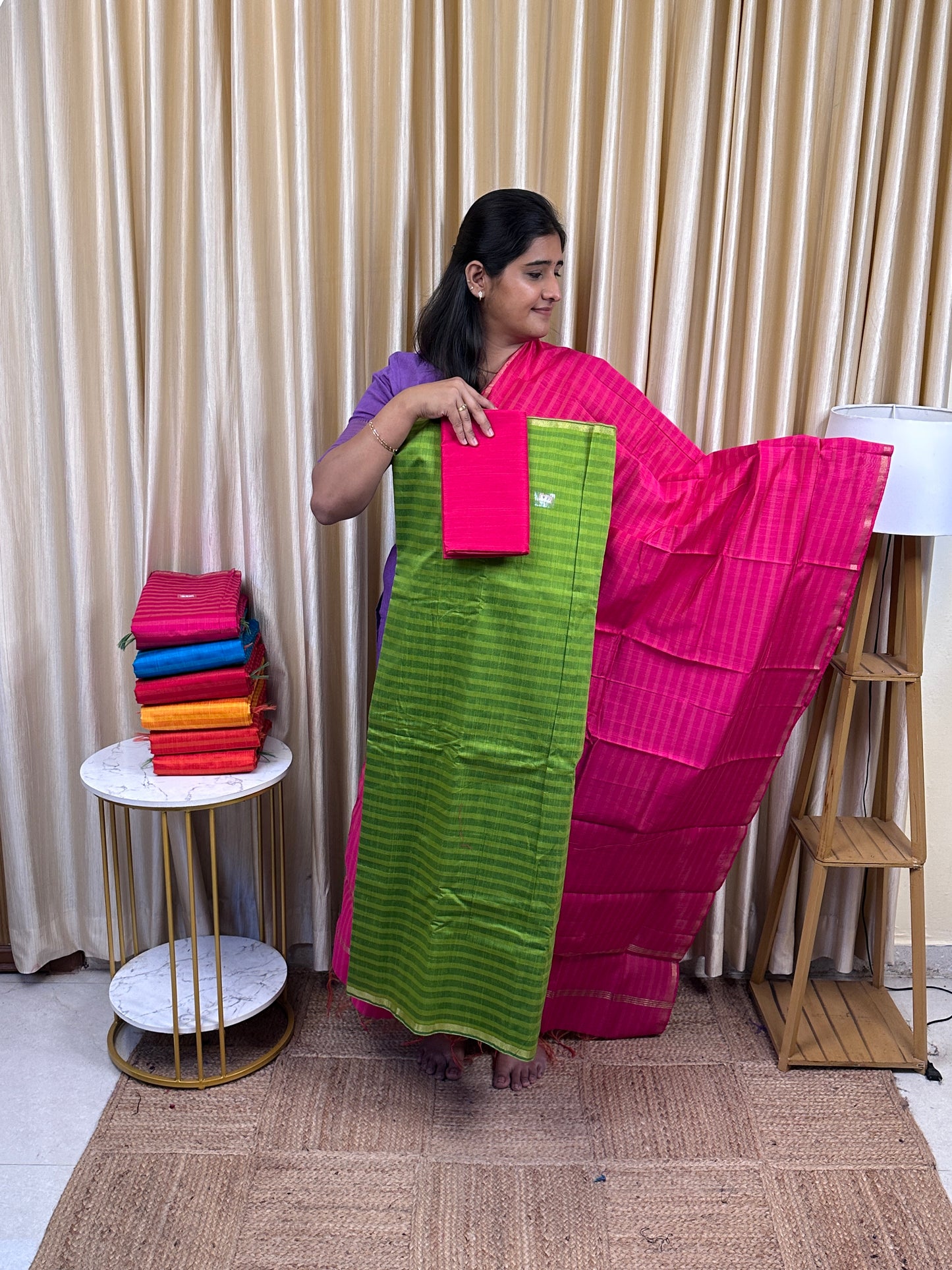 Chanderi 3 piece set -CS4
