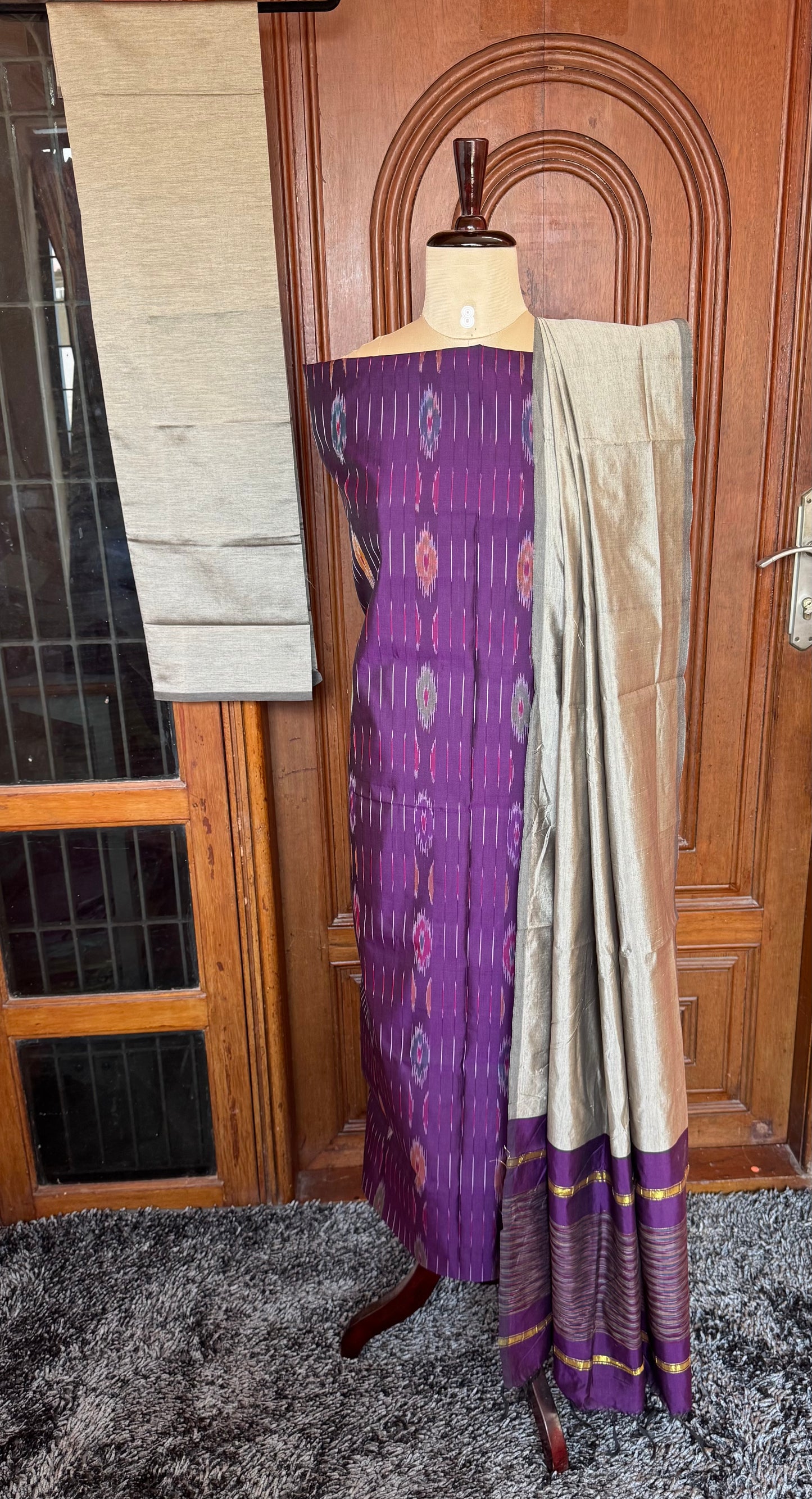 Special Pochampalli sico Full weave 3 piece set-SPD2