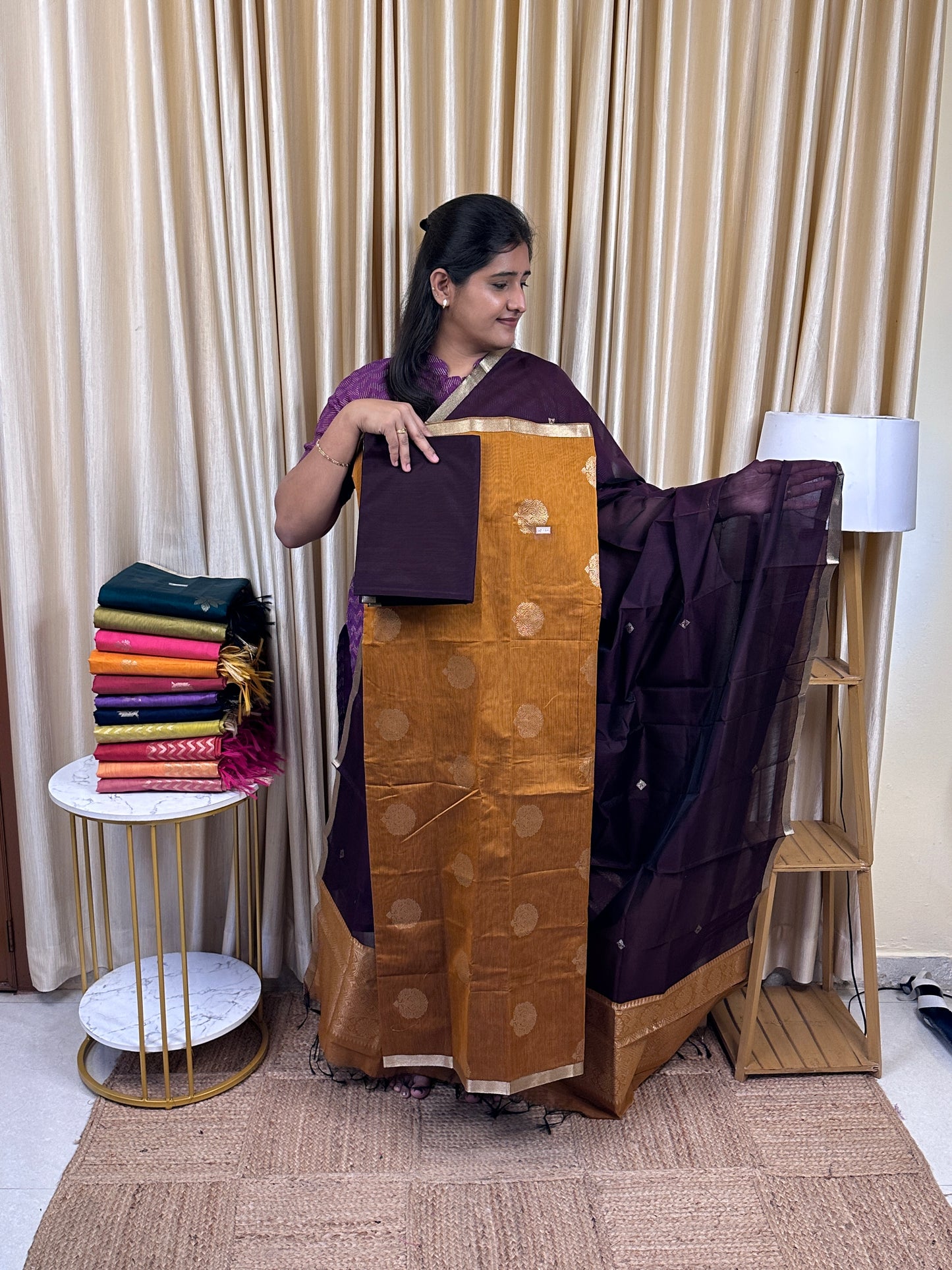 Kora silk cotton 3 piece set -KSC29
