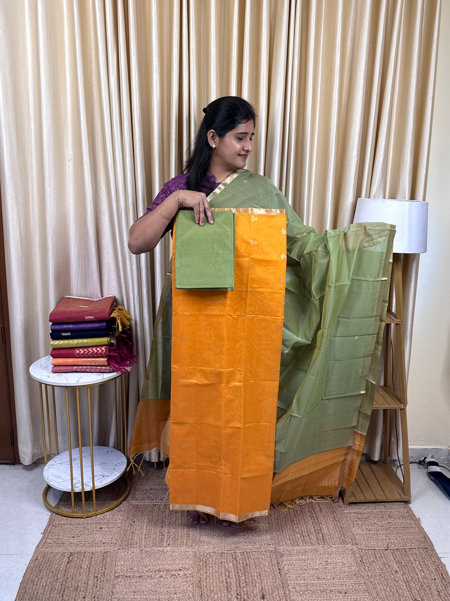 Kora silk cotton 3 piece set -KSC33