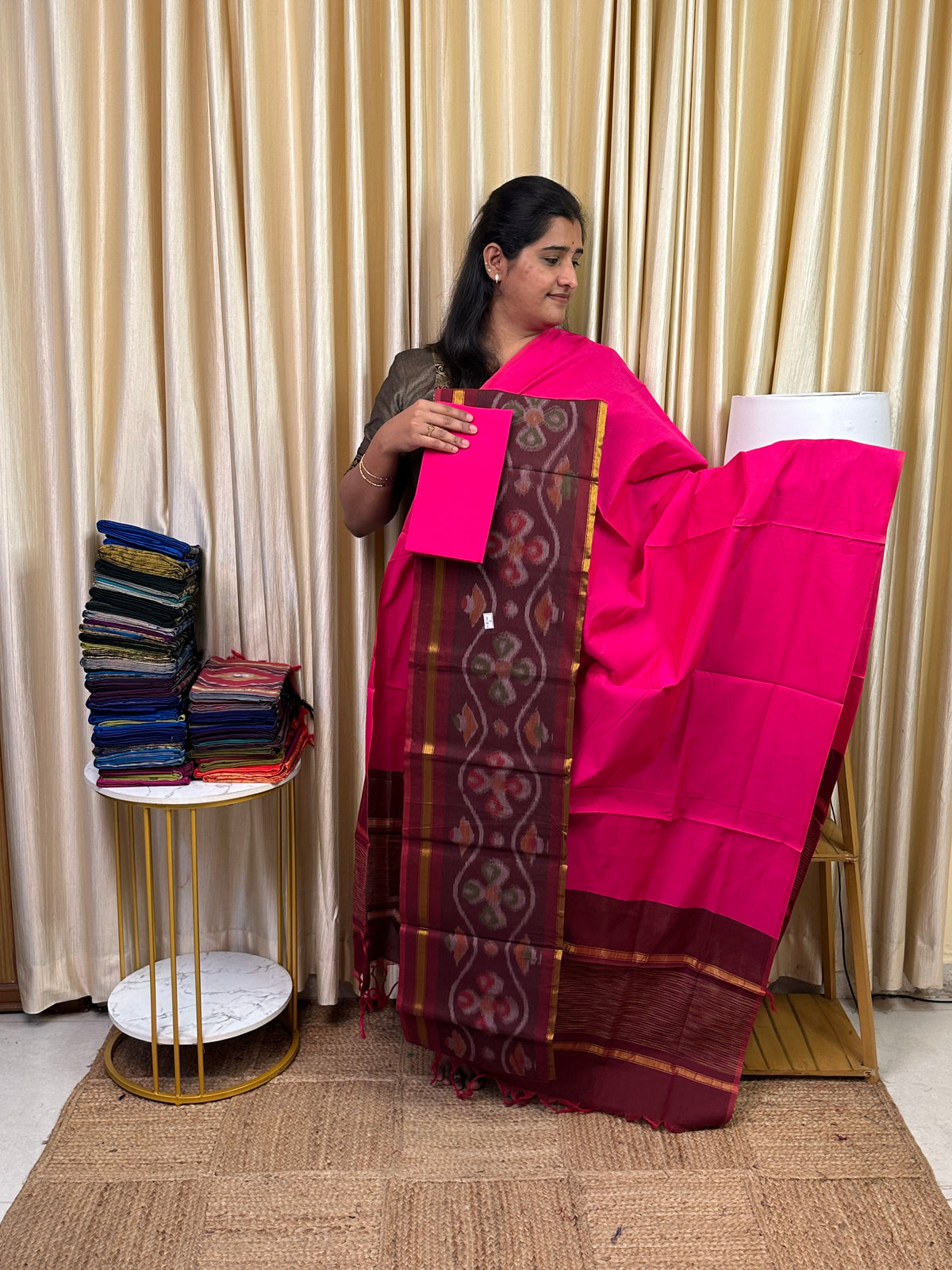 Pochampalli sico 3 piece set-NSICO7