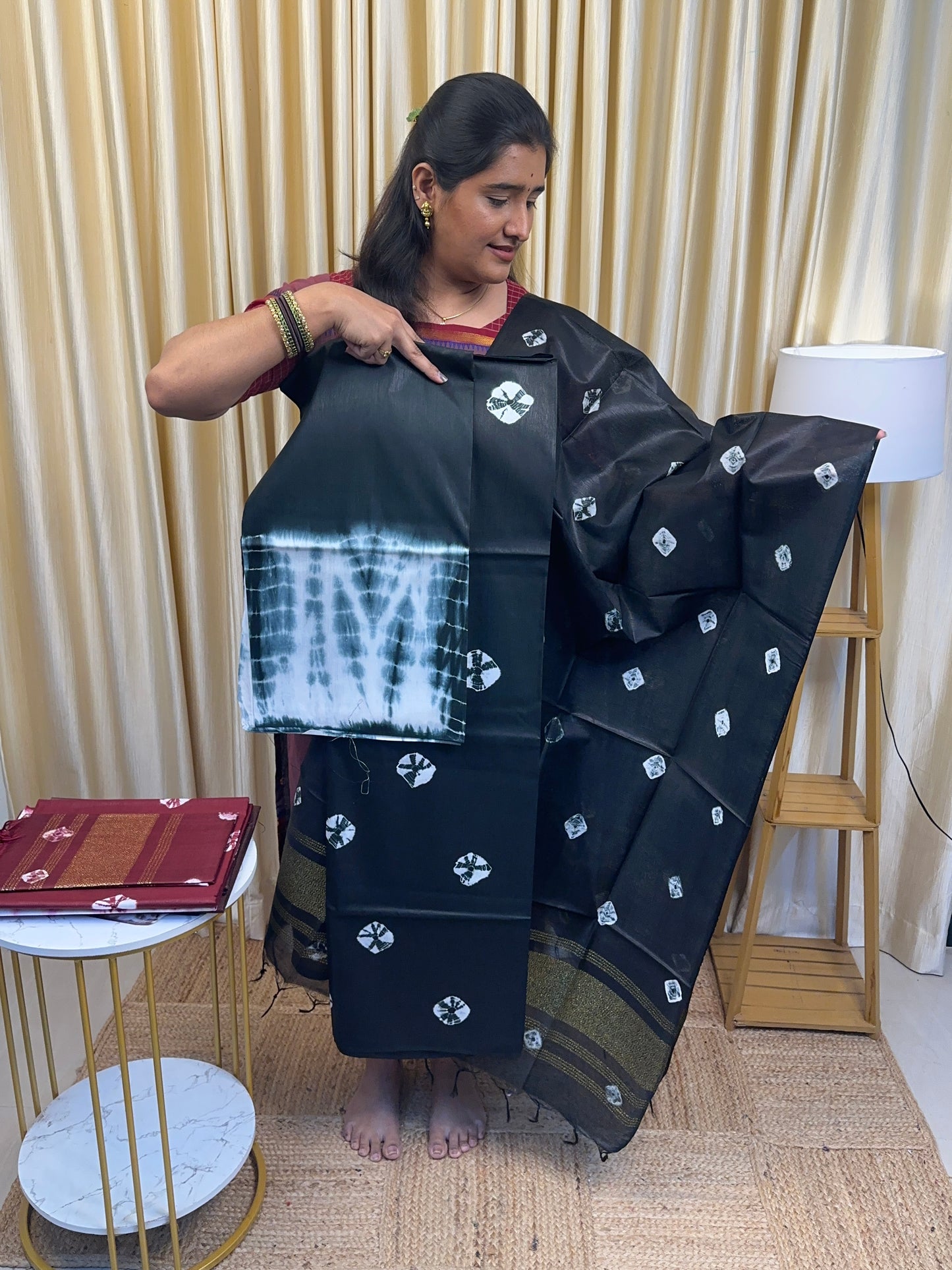 Black inspired mutka Tussar