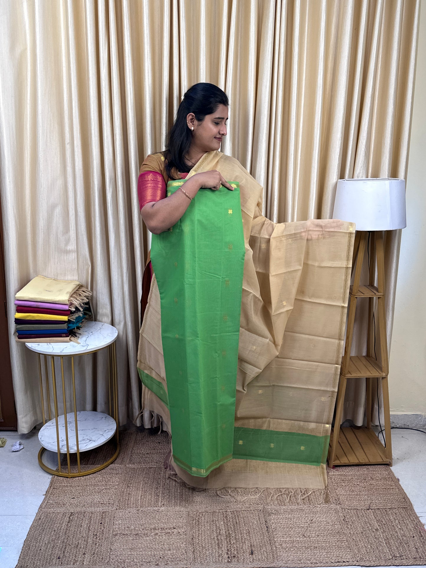 Maheswari silk cotton 2 piece set- MH21