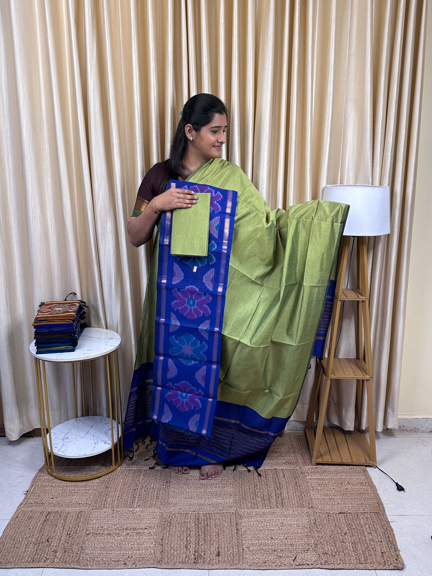Pochampalli sico 3 piece set-SICO19