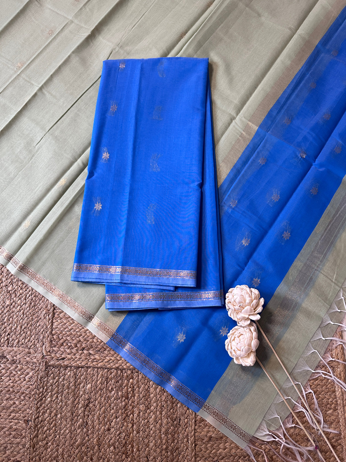 Maheswari silk cotton 2 piece set-ROJA18