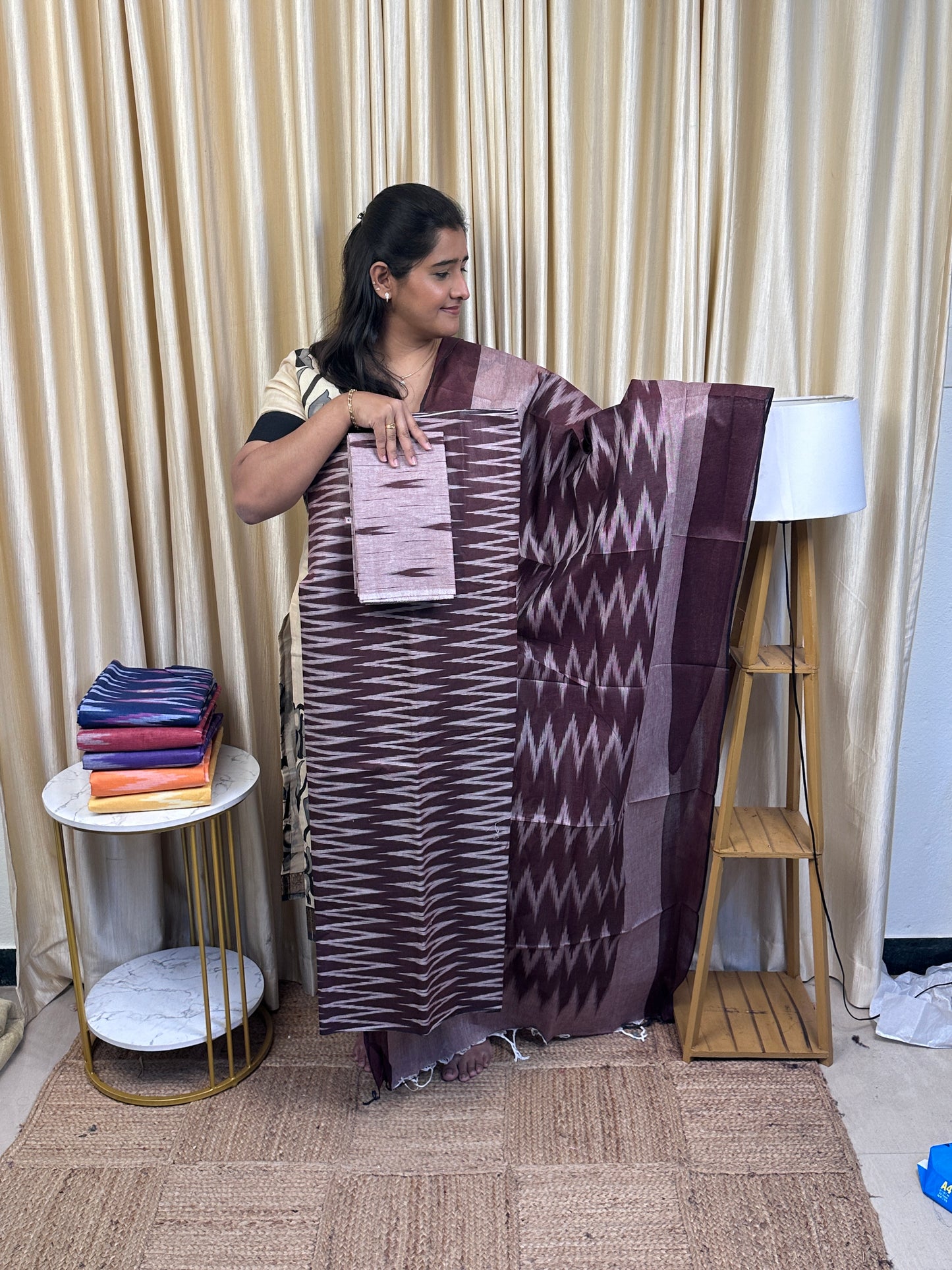 Compact cotton Ikat 3 piece set - IKT 5