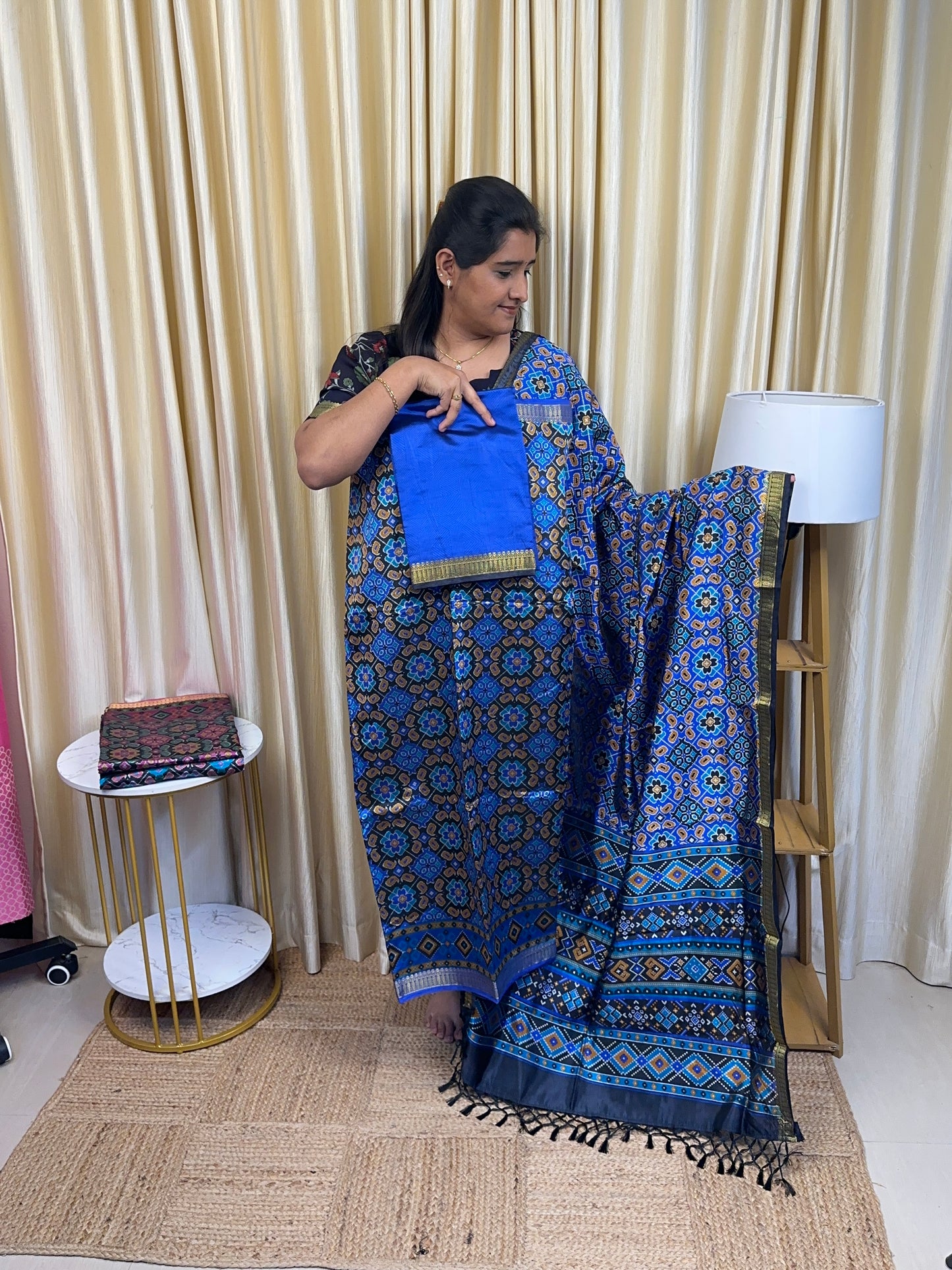 Patola semi silk 3 piece set - BDB 1