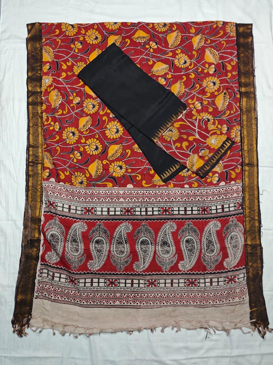 Gap border kalamkari 2 piece set - 6
