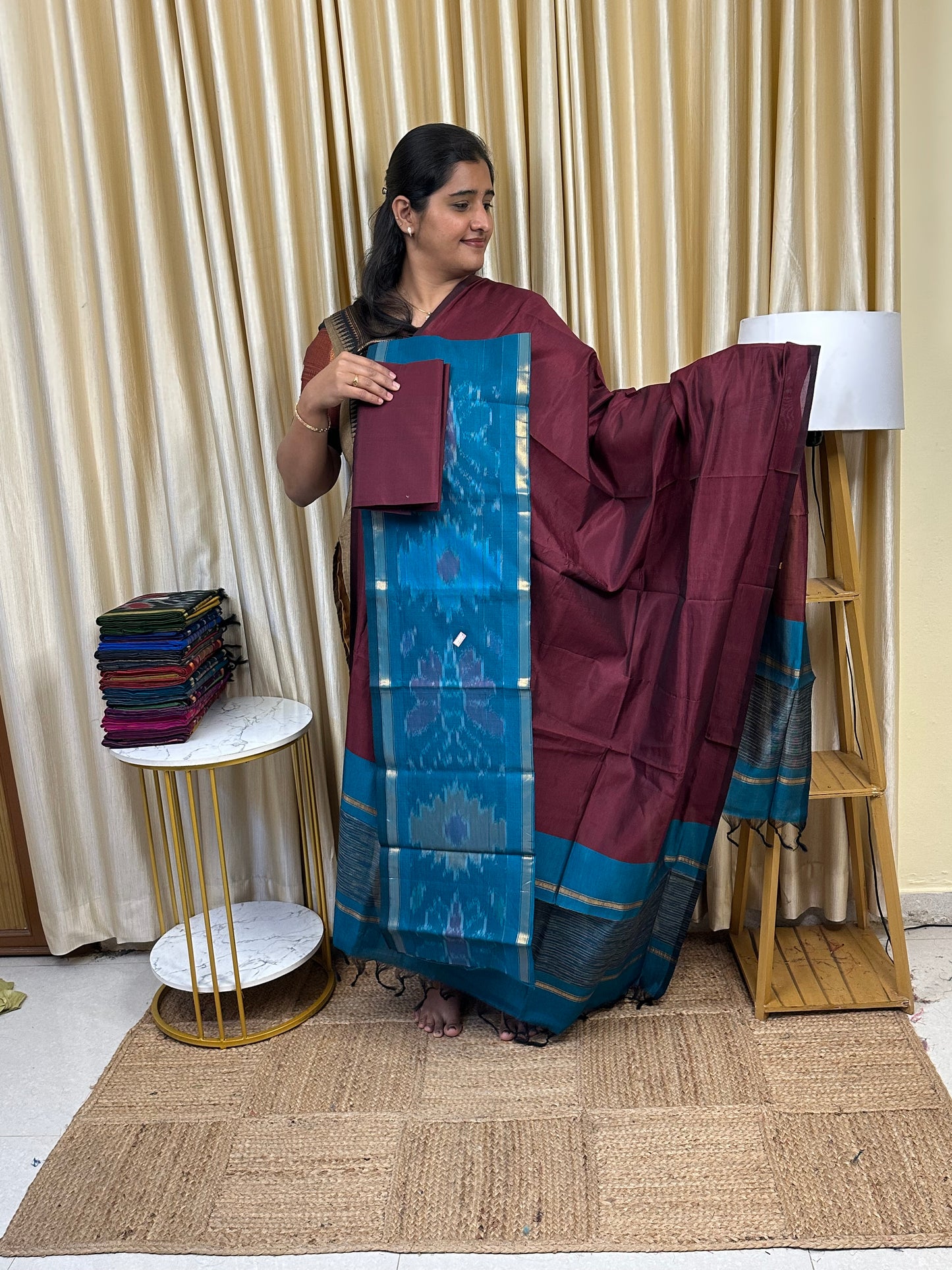 Pochampalli sico 3 piece set-SICO52