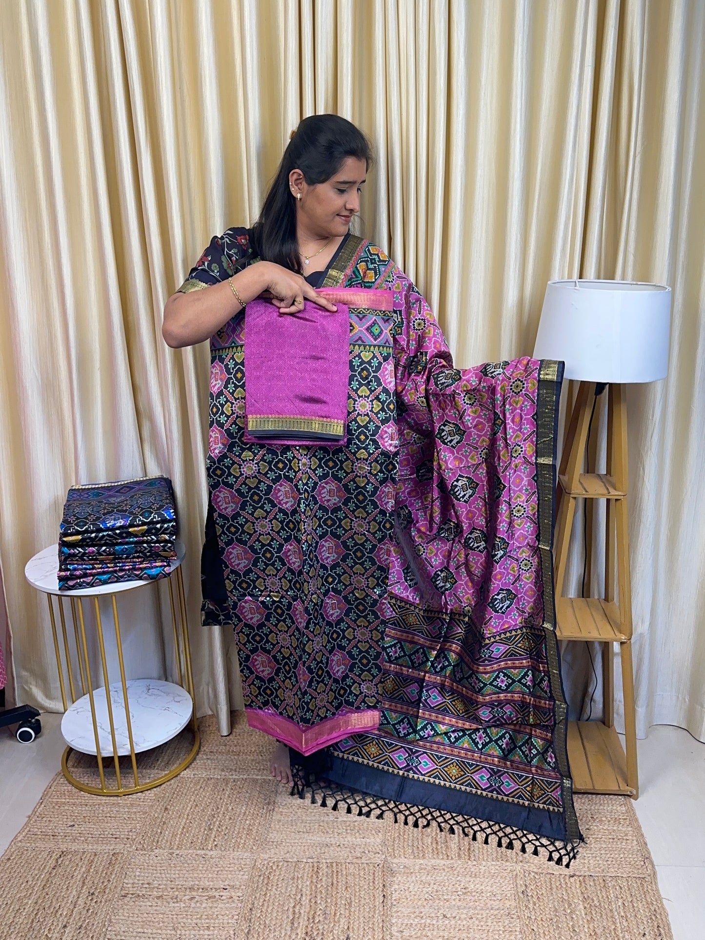 Patola semi silk 3 piece set - BP3