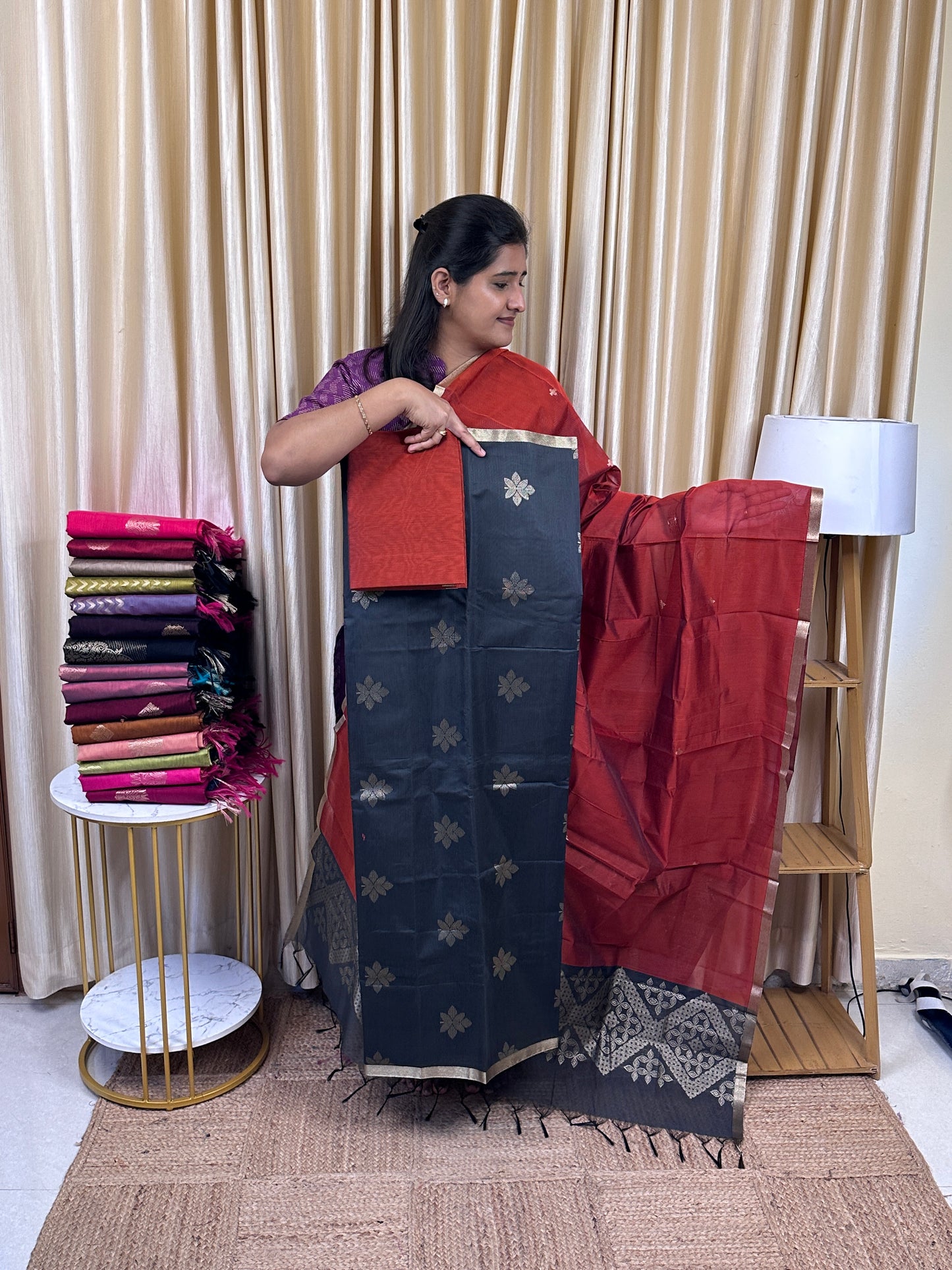 Kora silk cotton 3 piece set -KSC5