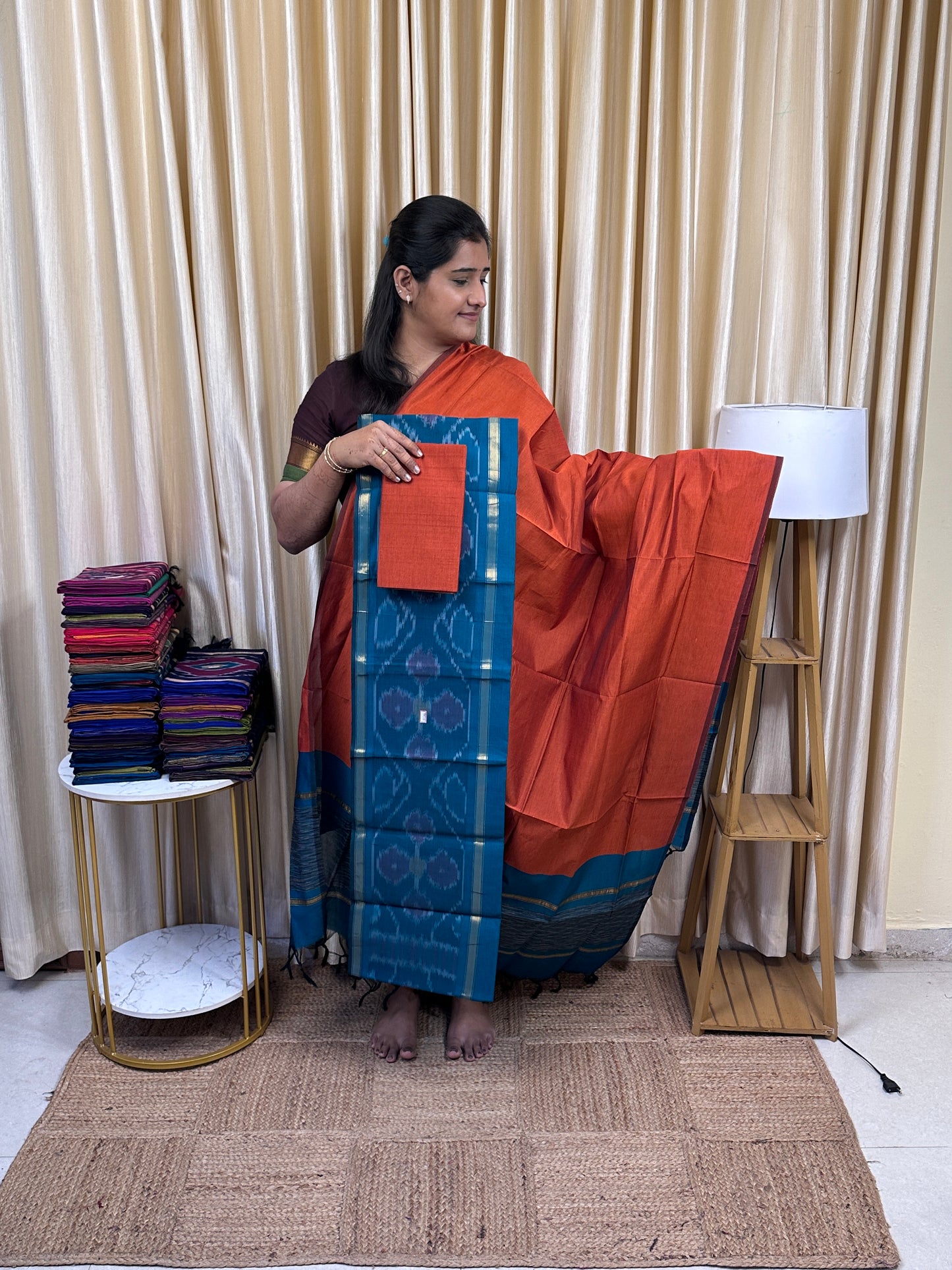 Pochampalli sico 3 piece set-SICO6