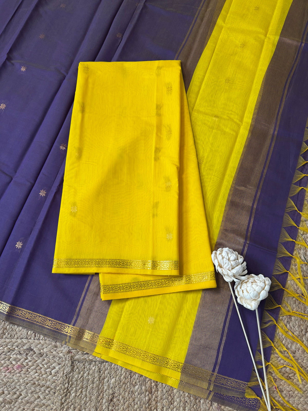 Maheswari silk cotton 2 piece set-ROJA5