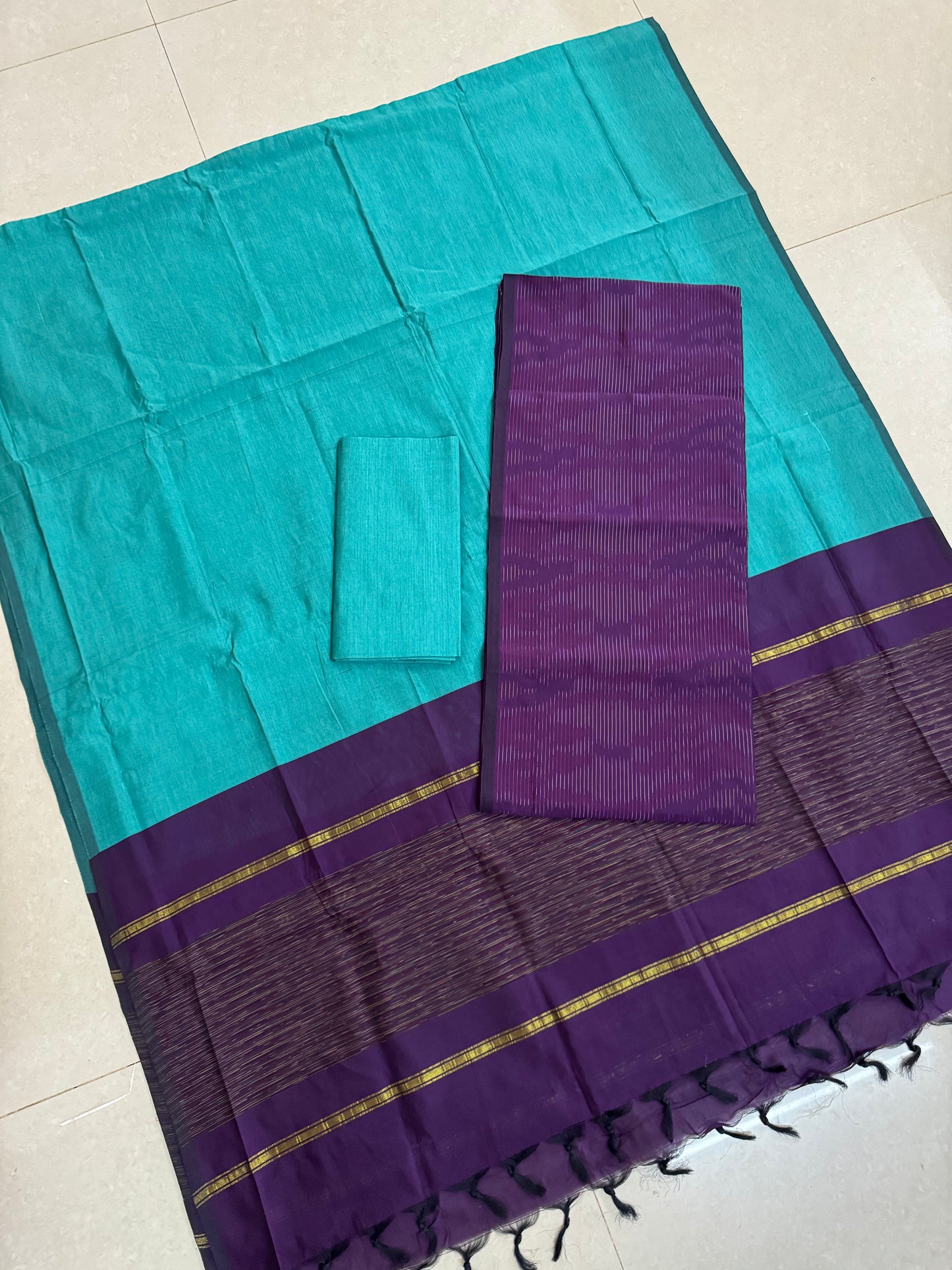 Full weave ikat Pochampally sico dress material FWS-11