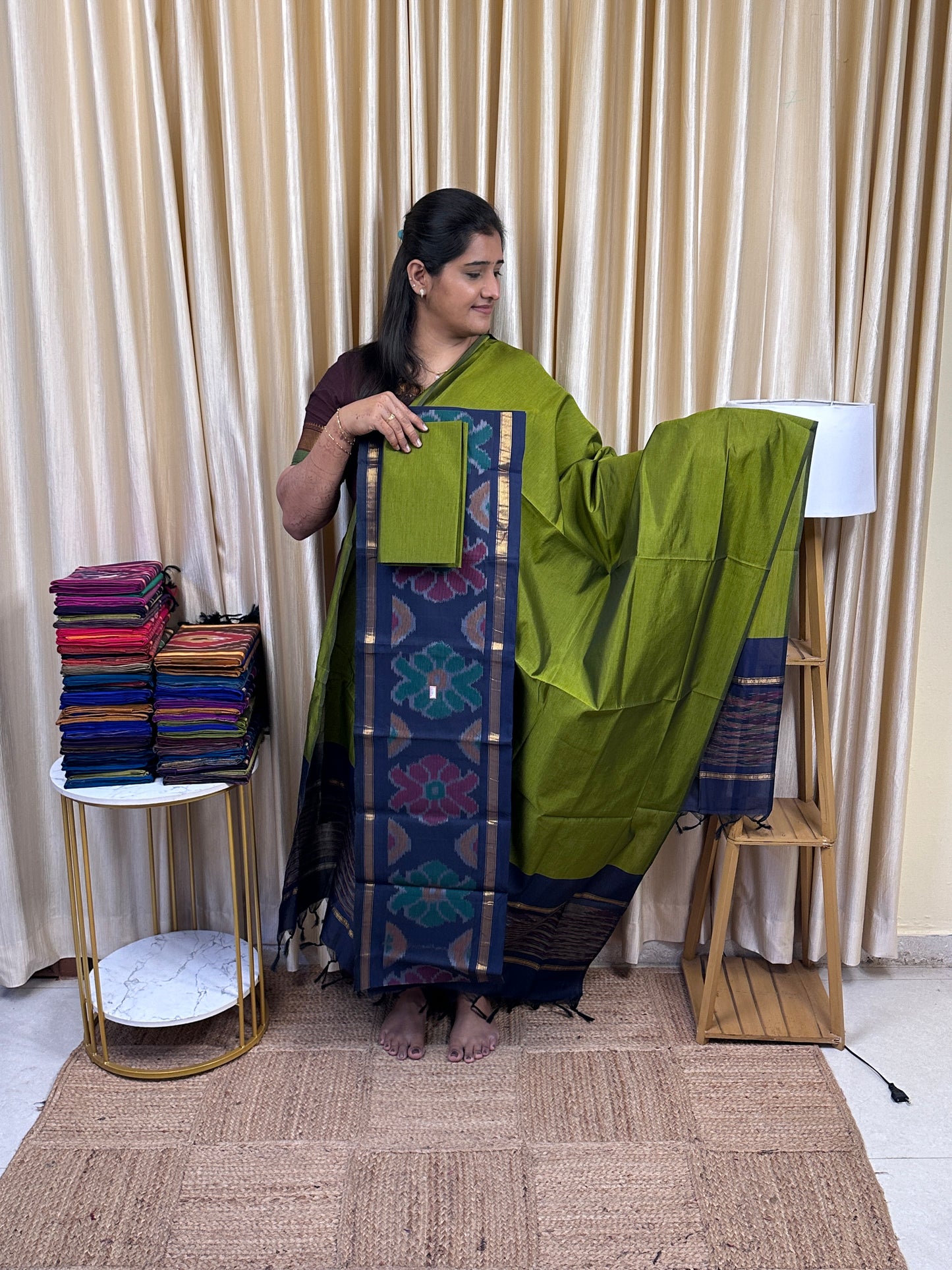 Pochampalli sico 3 piece set-SICO4