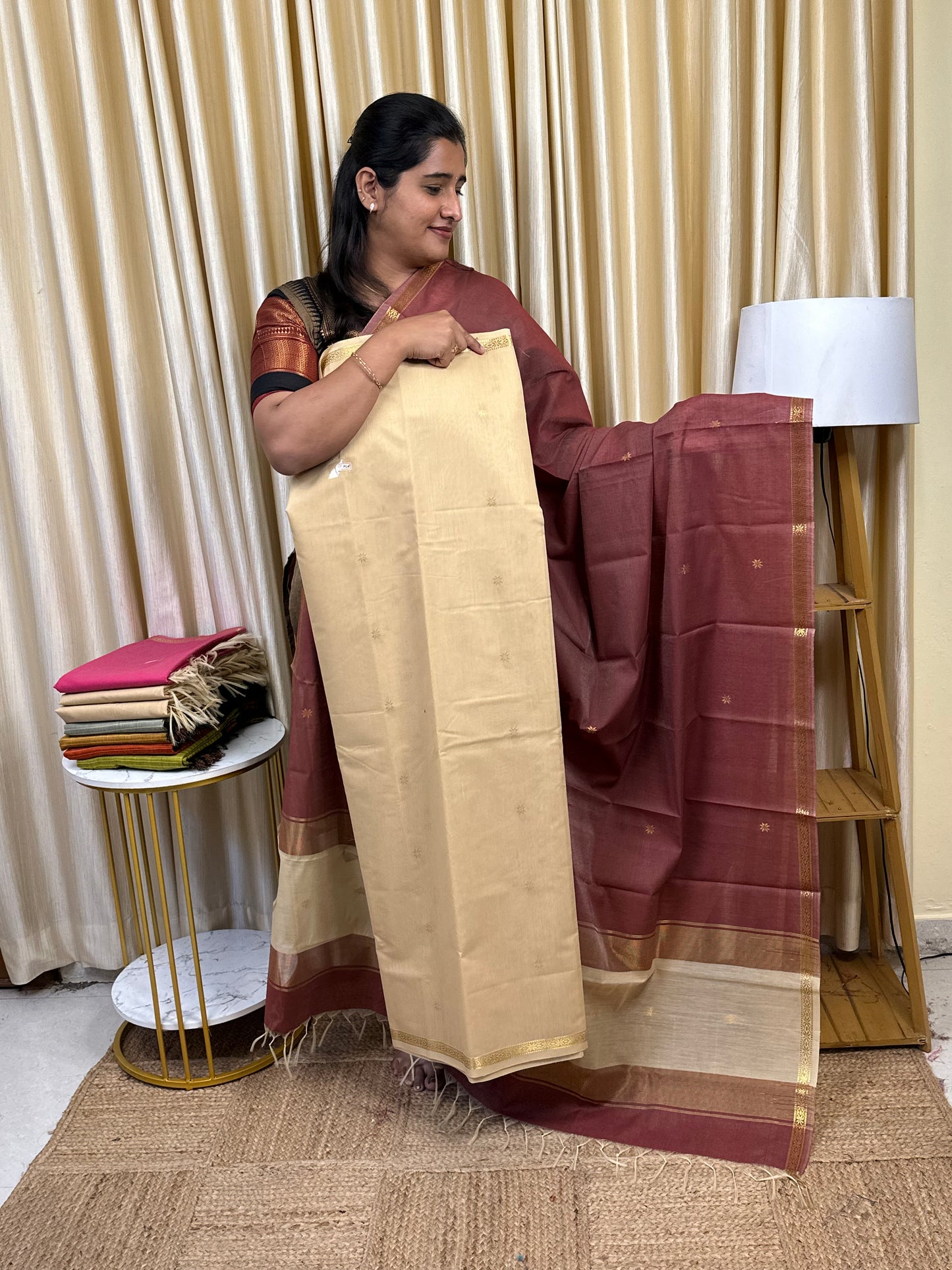 Maheswari silk cotton 2 piece set- MH33