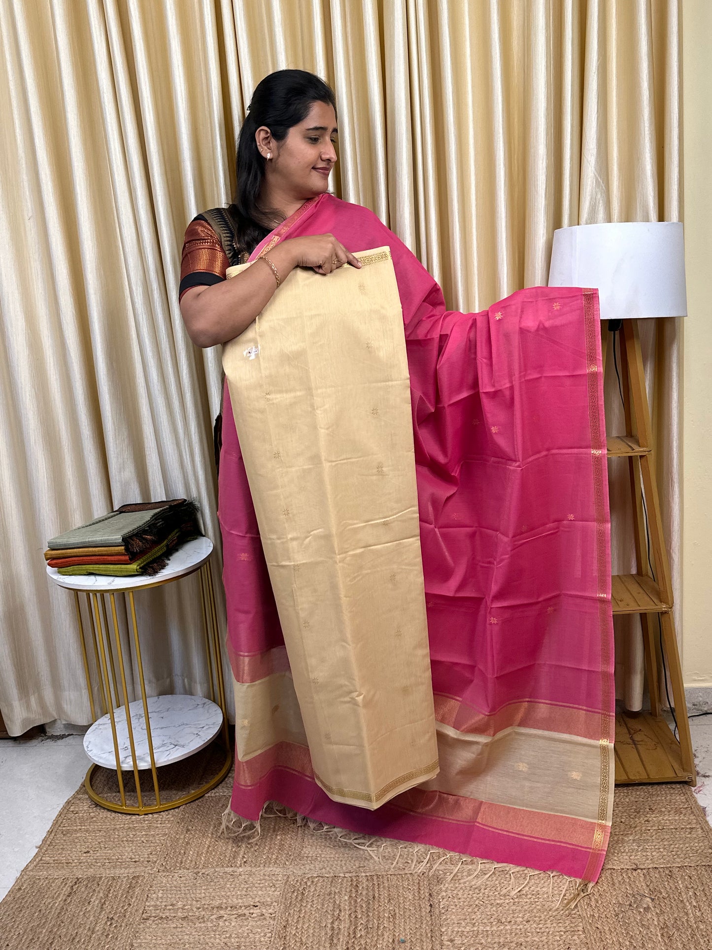Maheswari silk cotton 2 piece set- MH36