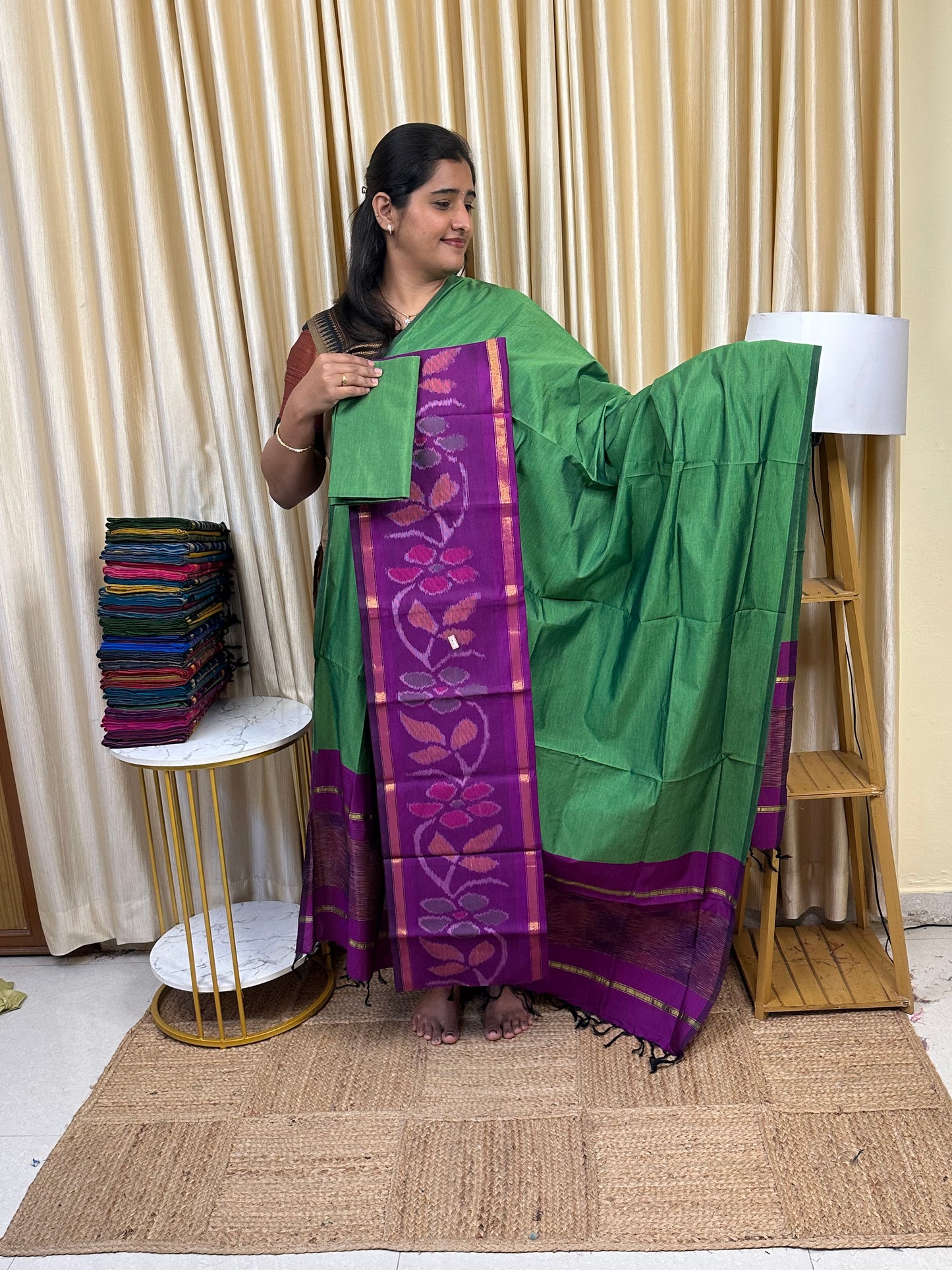 Pochampalli sico 3 piece set-SICO47