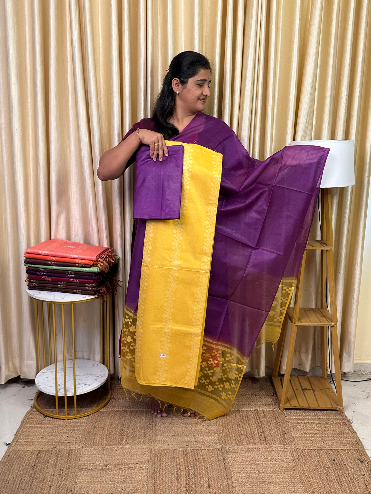 Agal silk cotton 3 piece set - Agal2