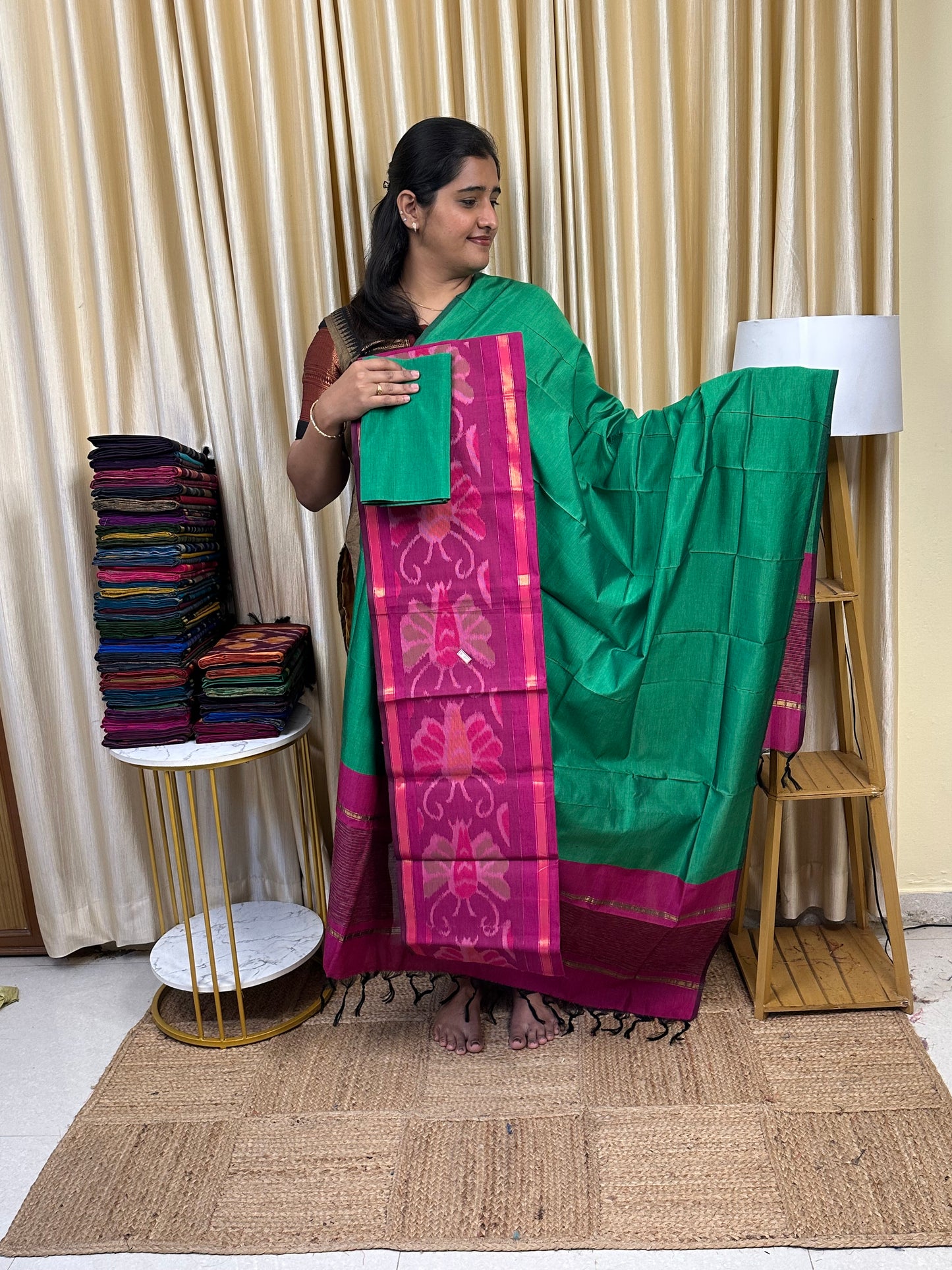 Pochampalli sico 3 piece set-SICO38
