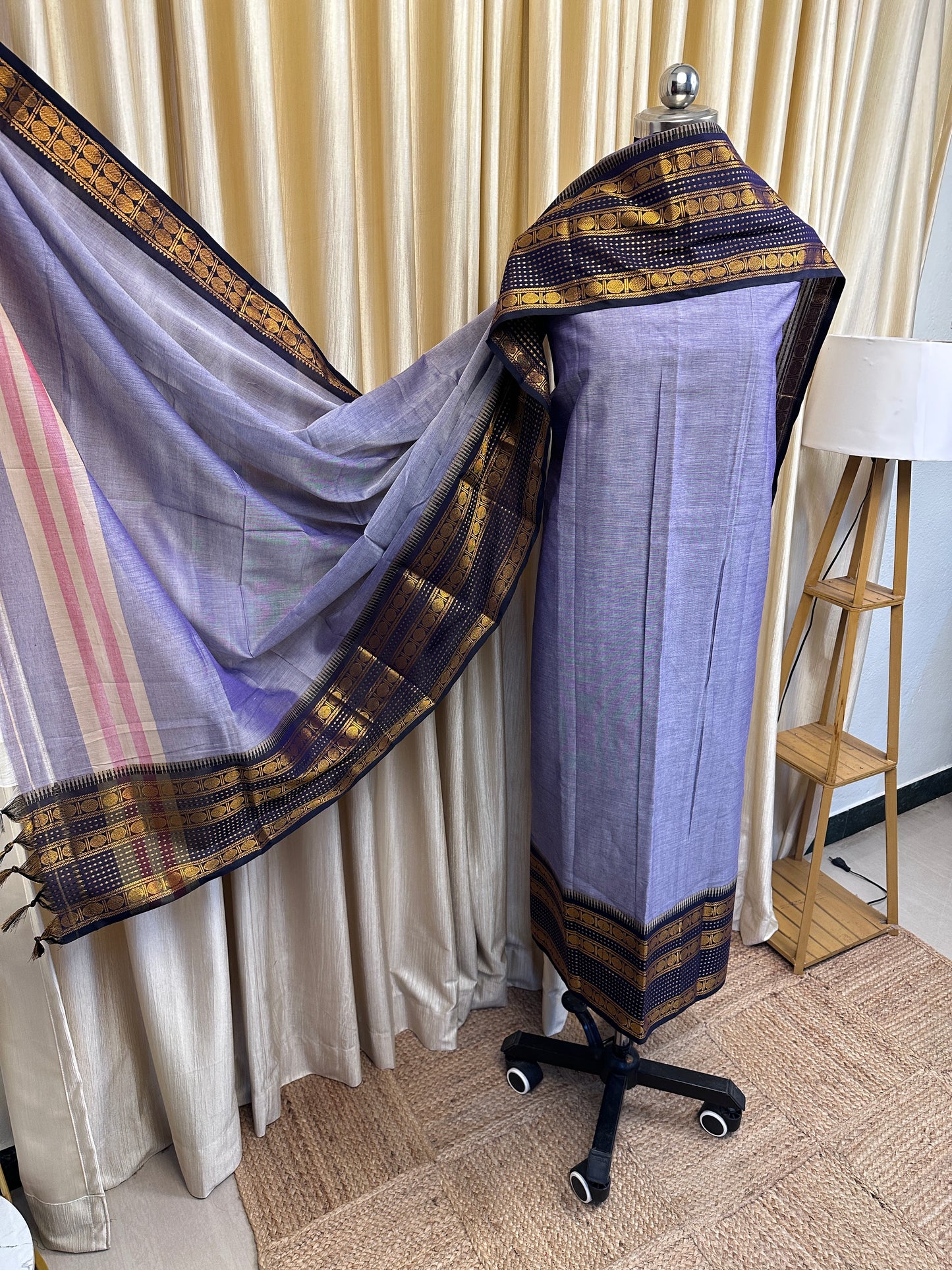 Vintage Narayanpet Dress material (4.5m Top)-Viga 4