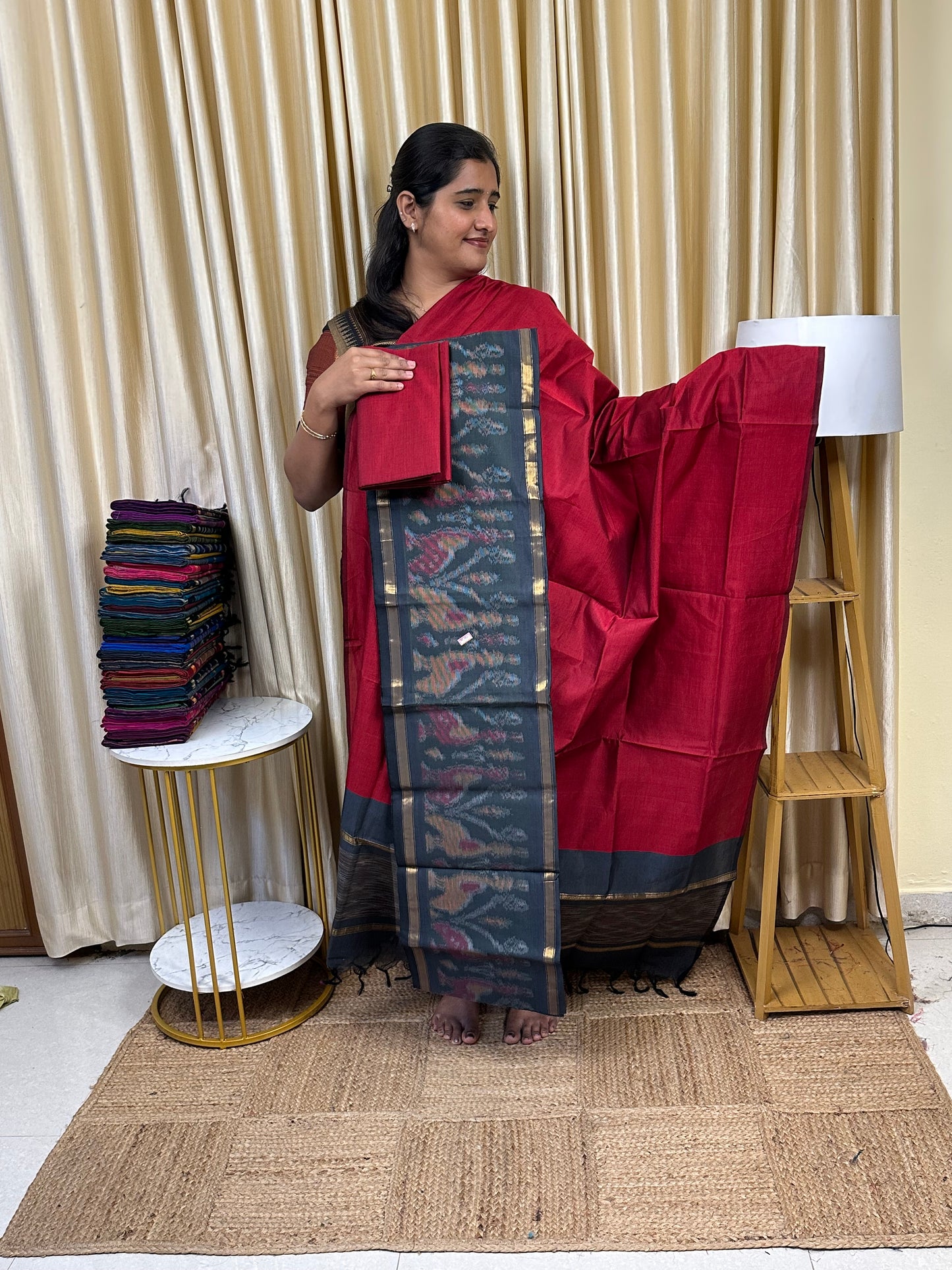 Pochampalli sico 3 piece set-SICO46