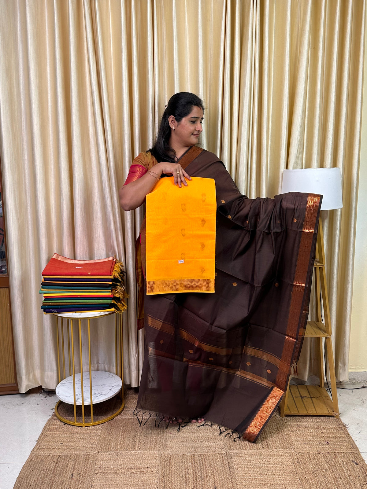 Maheswari silk cotton 2 piece set- MN 40
