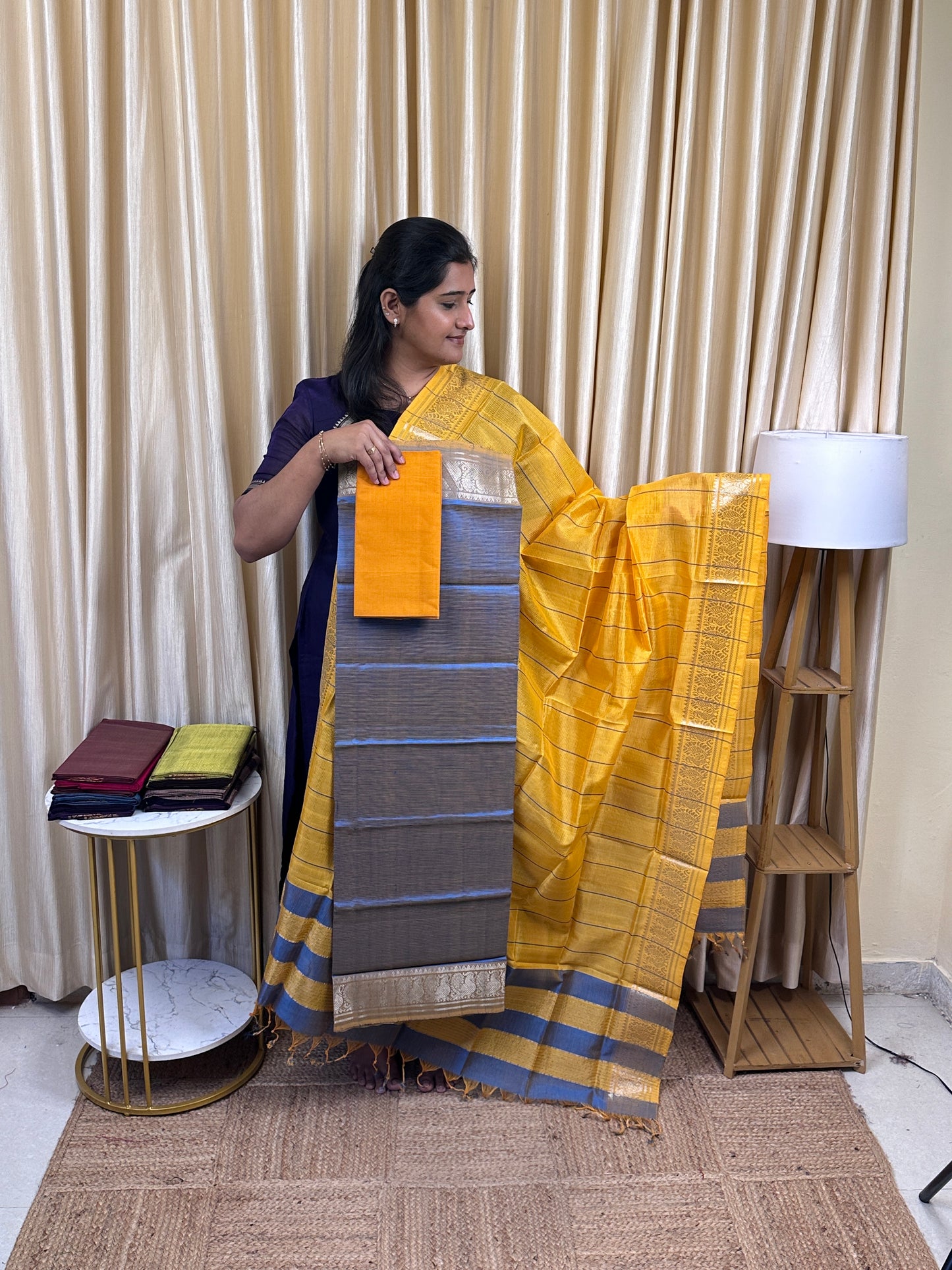 Kanchi Border Mangalgiri Handloom-KMP 8