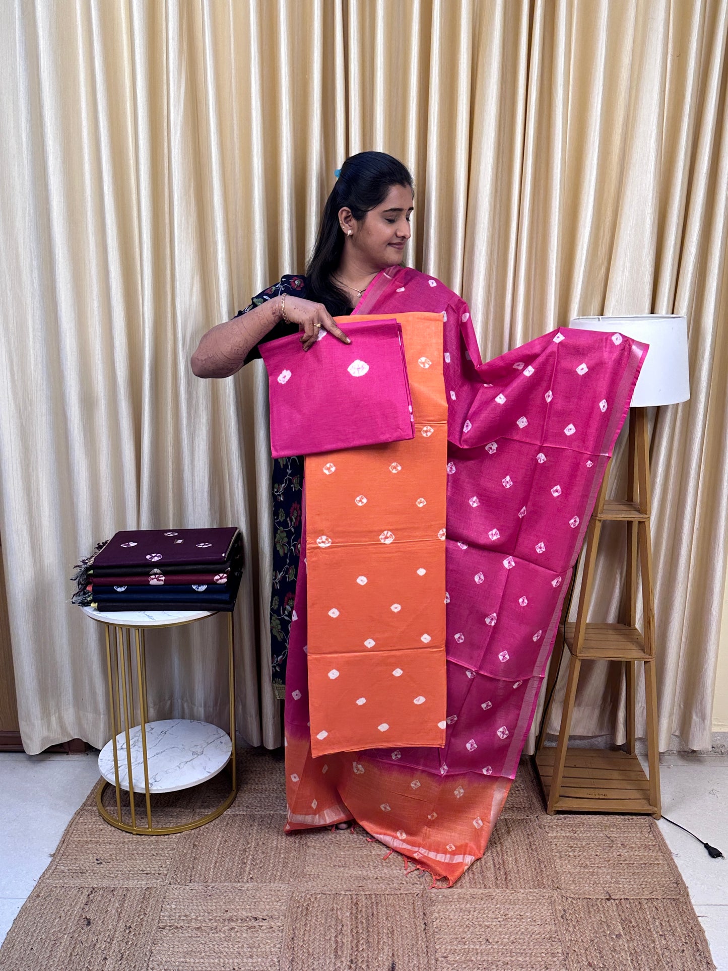 Tie and dye 3 piece salwar suit -TD2