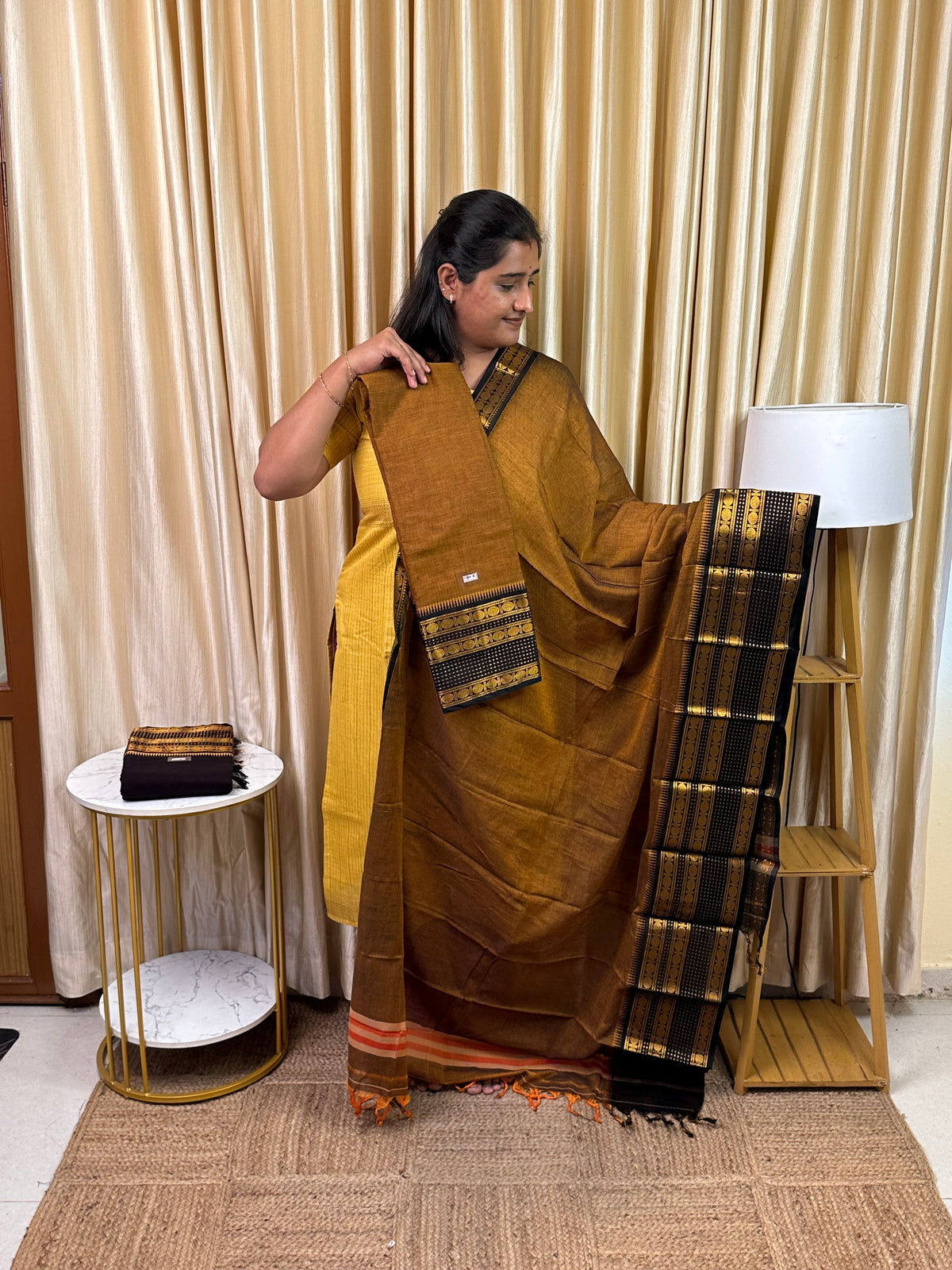 Vintage Narayanpet Dress material (4.5m Top)-Viga 15